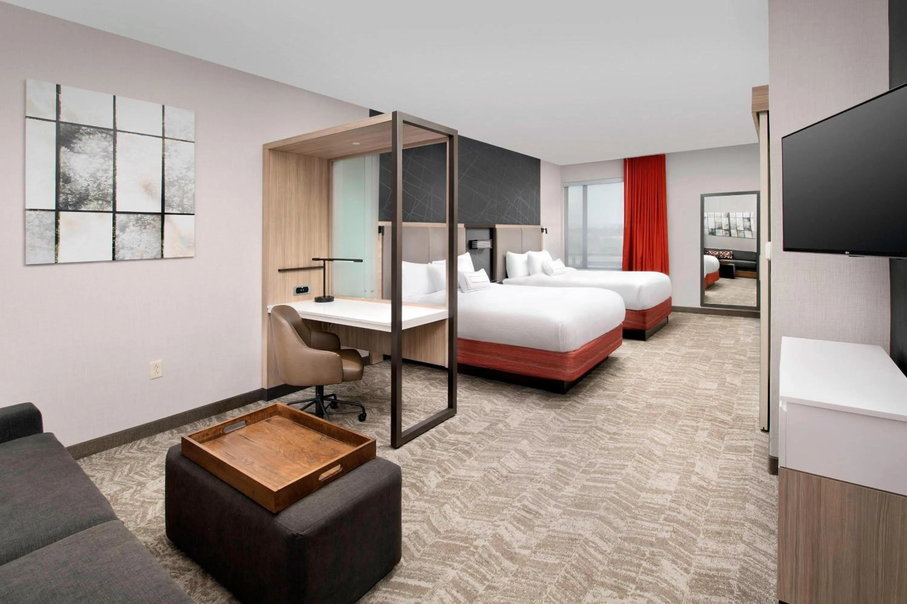 Bedroom, Bed in SpringHill Suites by Marriott Albuquerque North/Journal Center