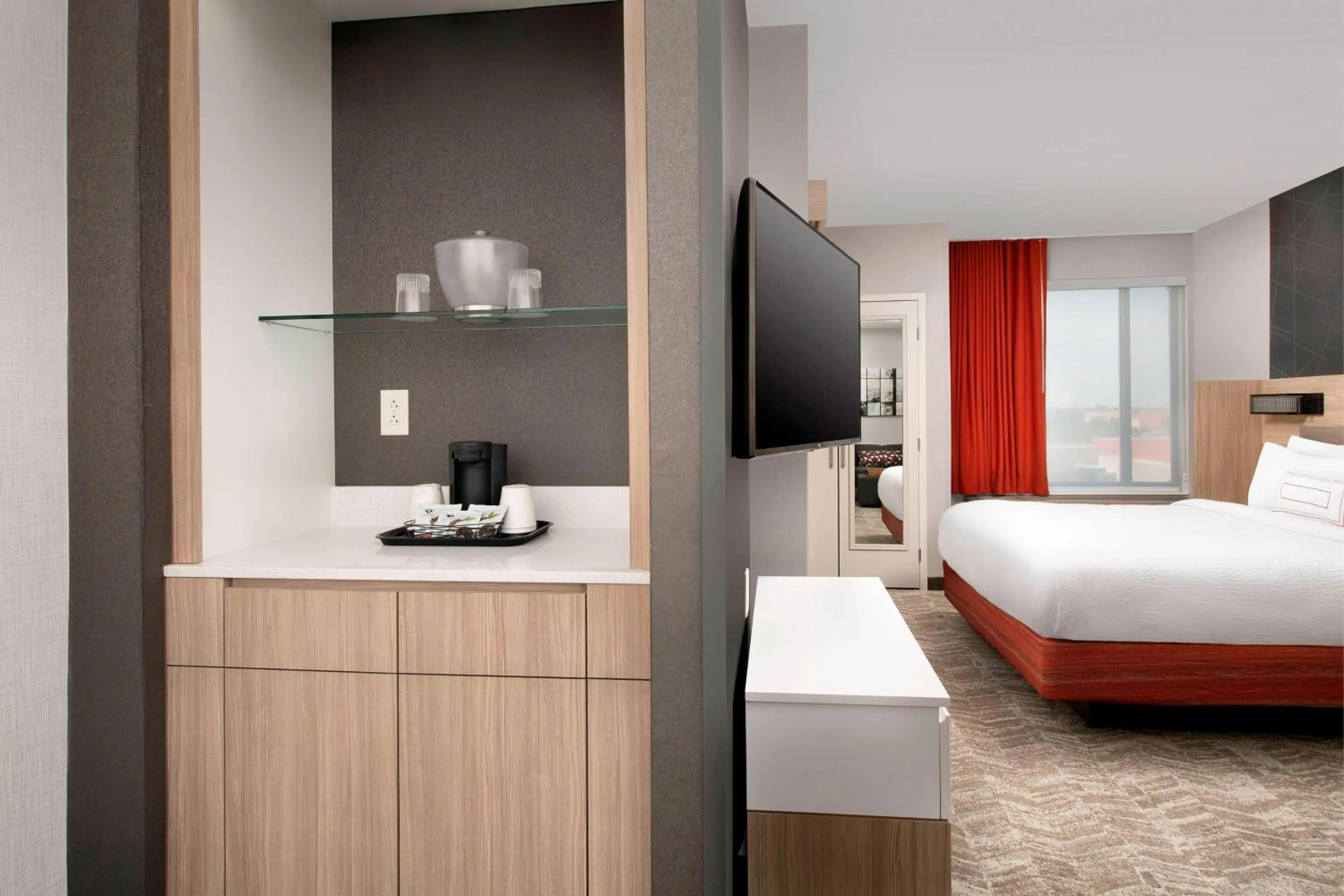 Bedroom, Bed in SpringHill Suites by Marriott Albuquerque North/Journal Center