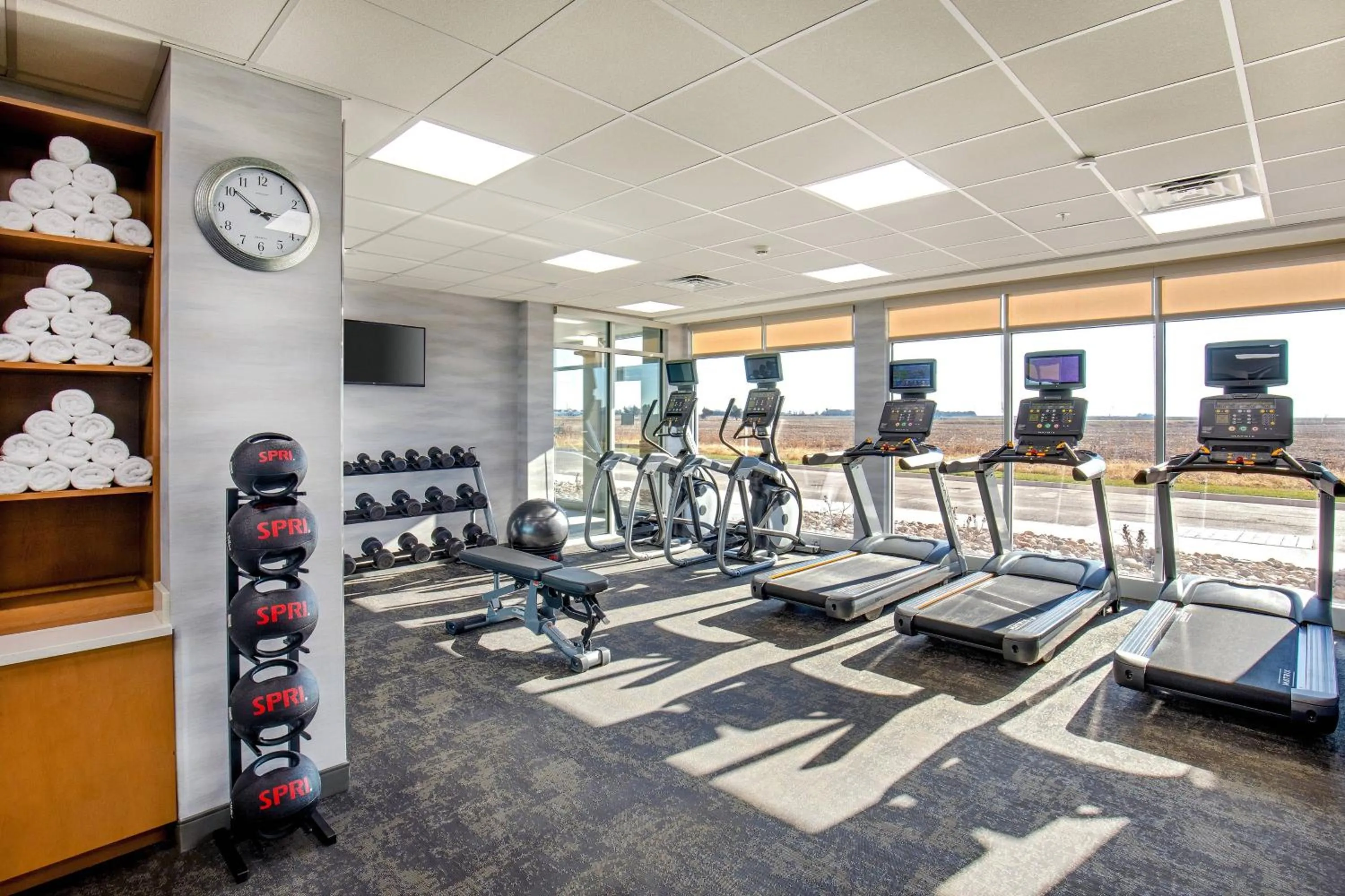 Fitness centre/facilities in Fairfield Inn & Suites by Marriott McPherson
