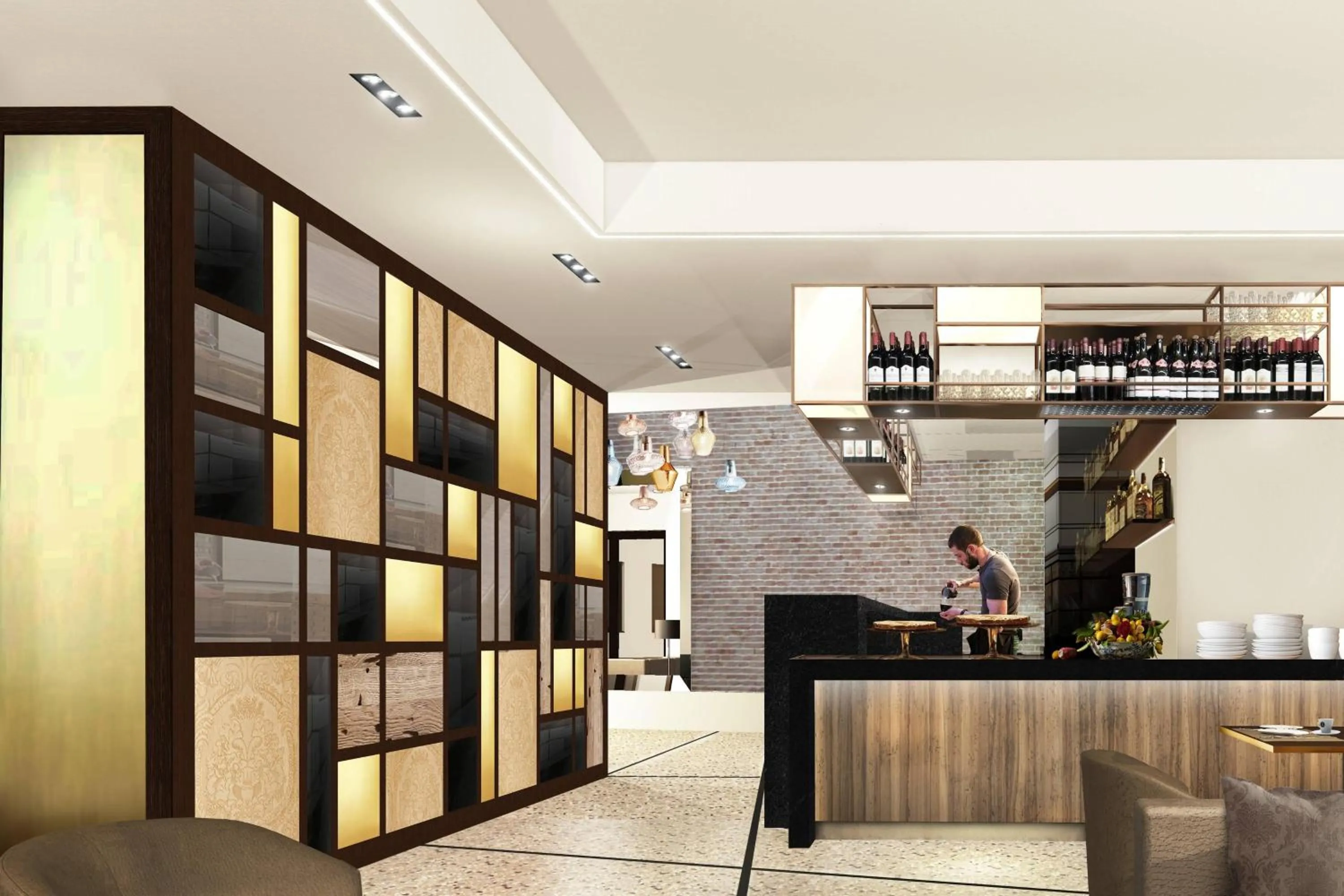 Lobby or reception in AC Hotel Venezia by Marriott