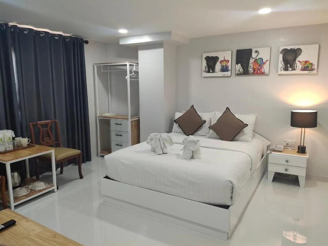 Bed in Regent Lodge Lampang