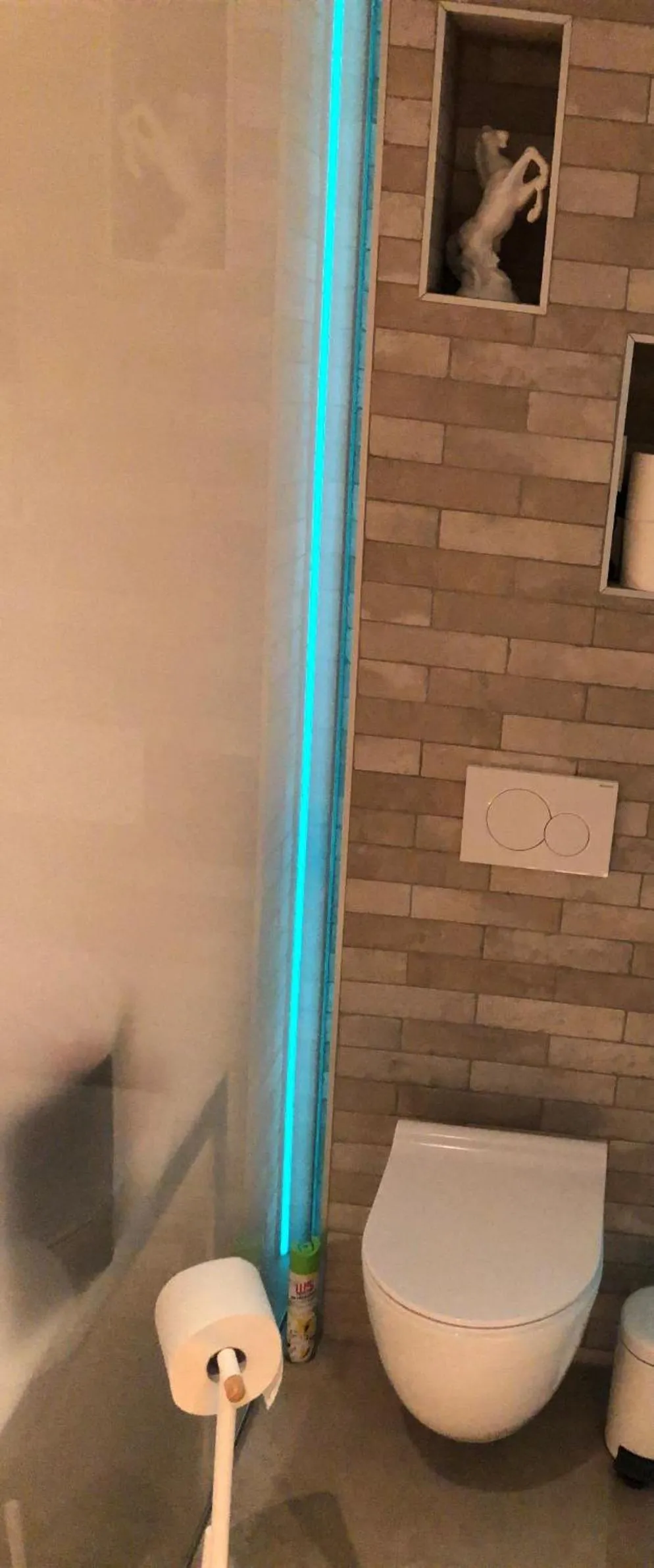 Toilet in B&B wellness Sea Nat voor Naturisten