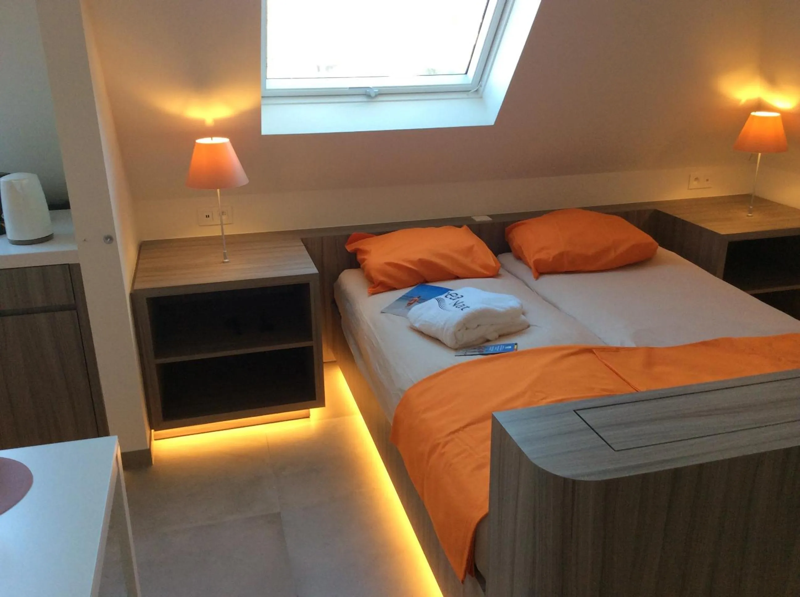 Bed in B&B wellness Sea Nat voor Naturisten