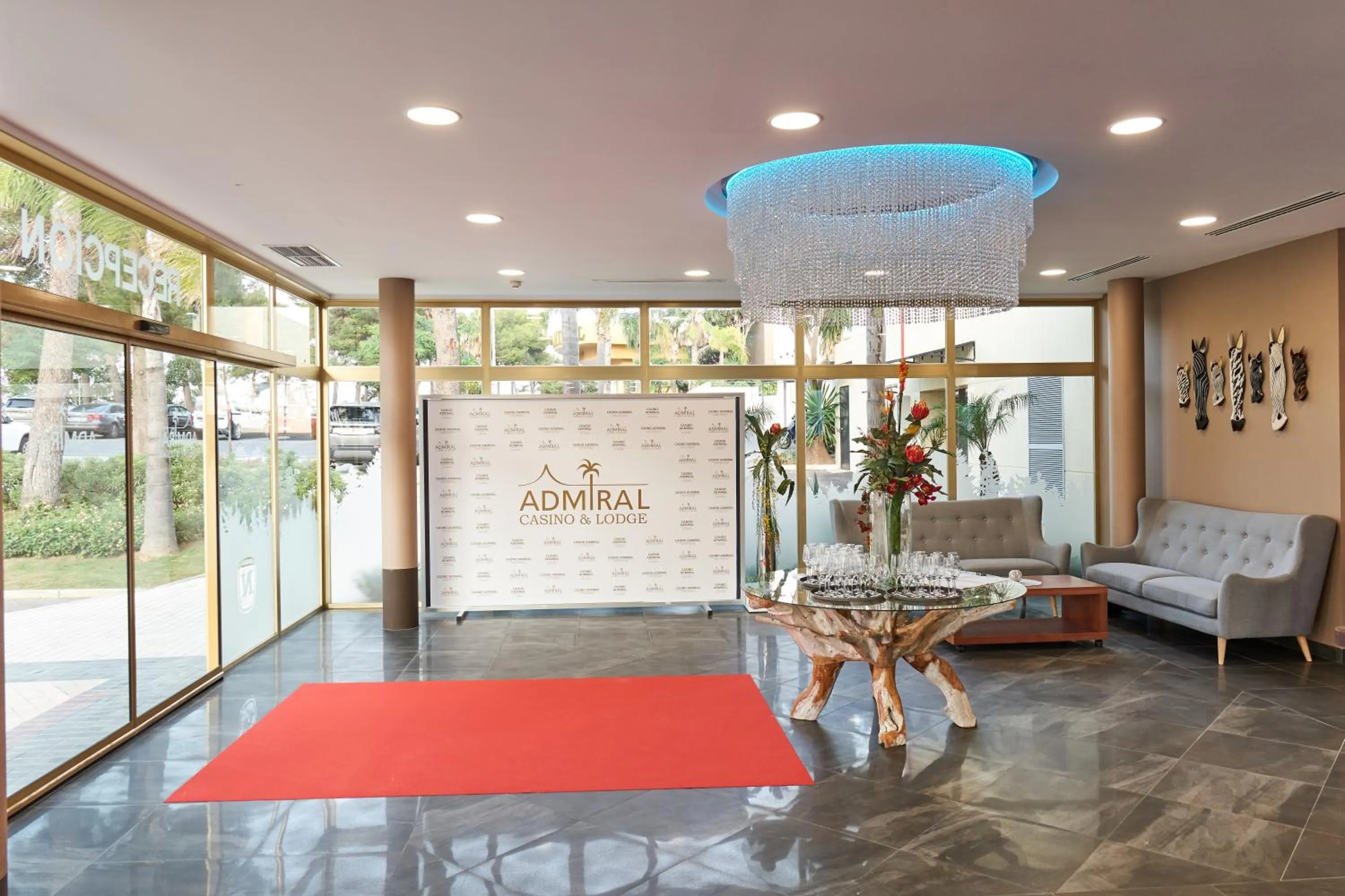 Living room in Hotel Admiral San Roque