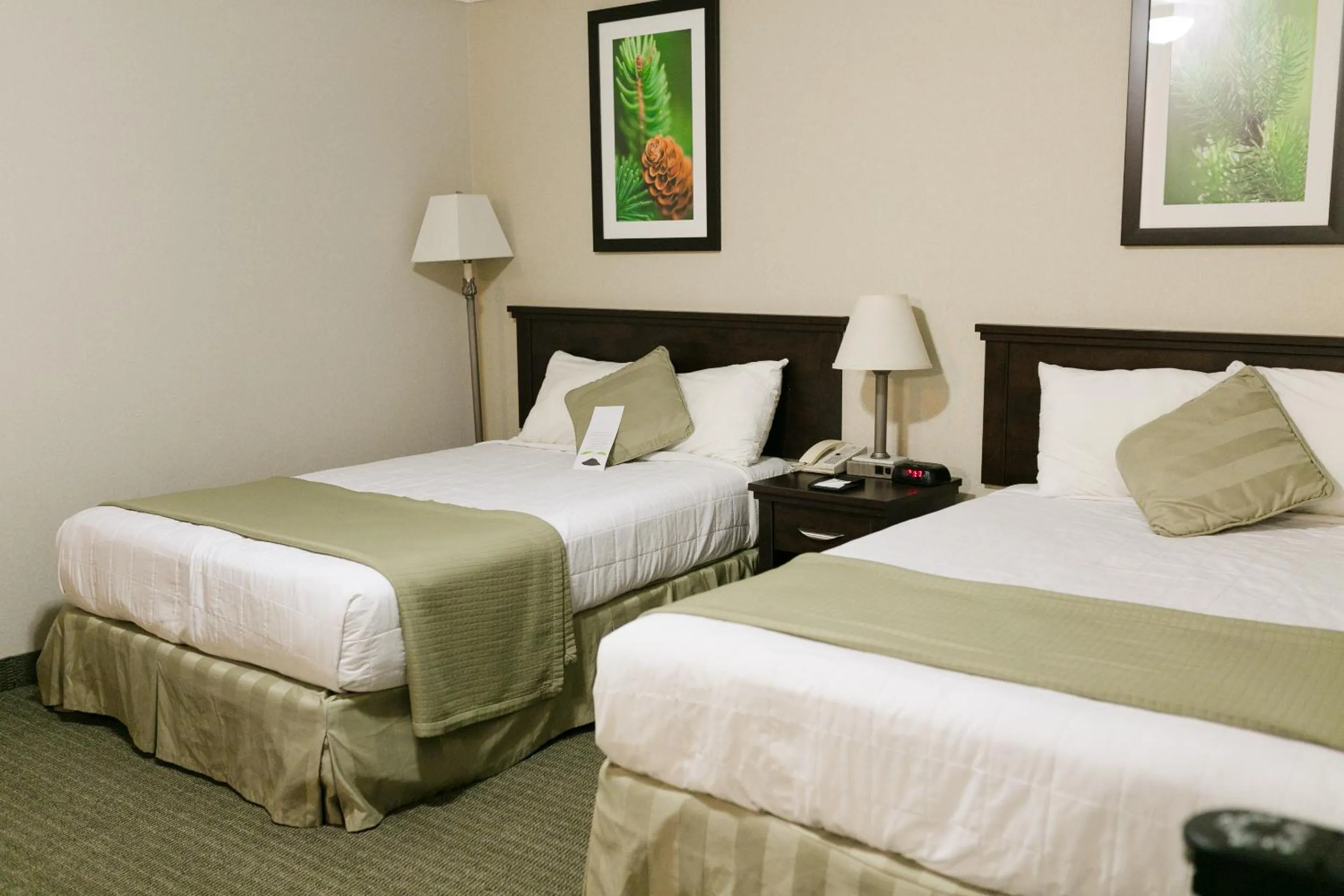 Bed in Victoria Inn Flin Flon