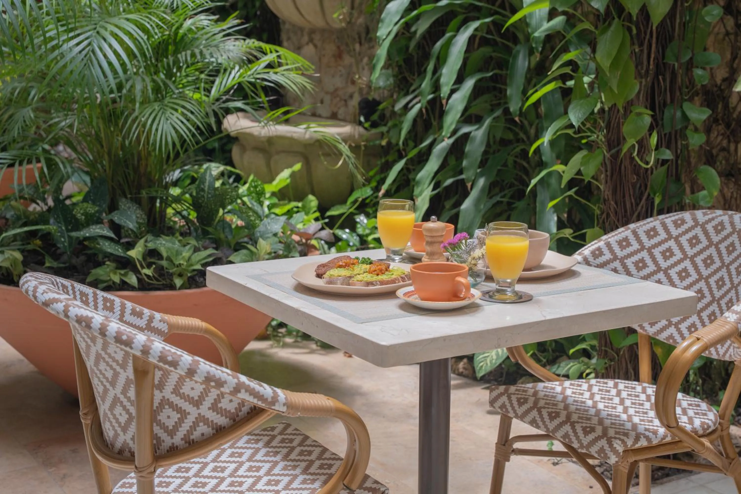 Dining area in Hotel Casa La Fe