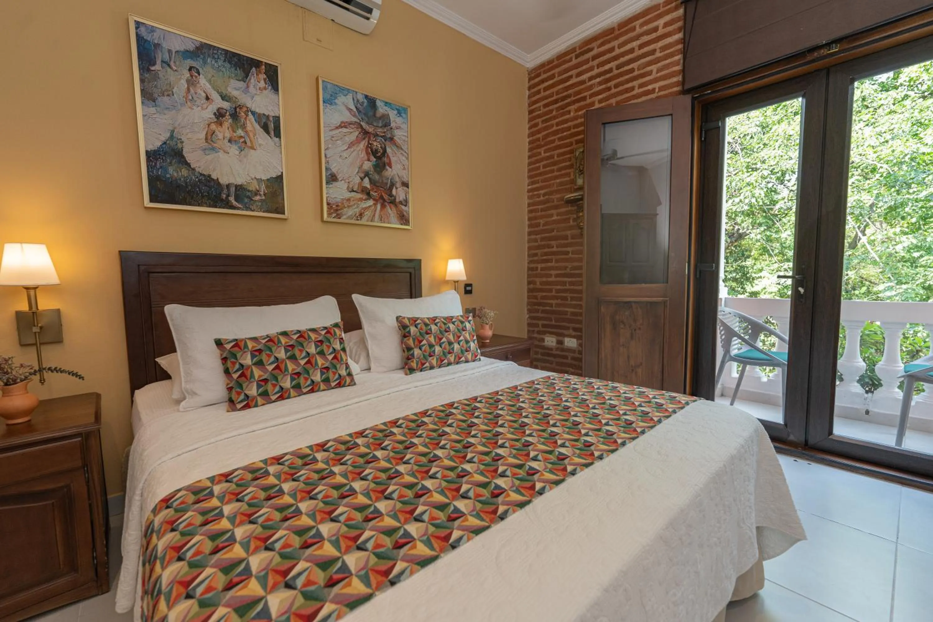 Bed in Hotel Casa La Fe