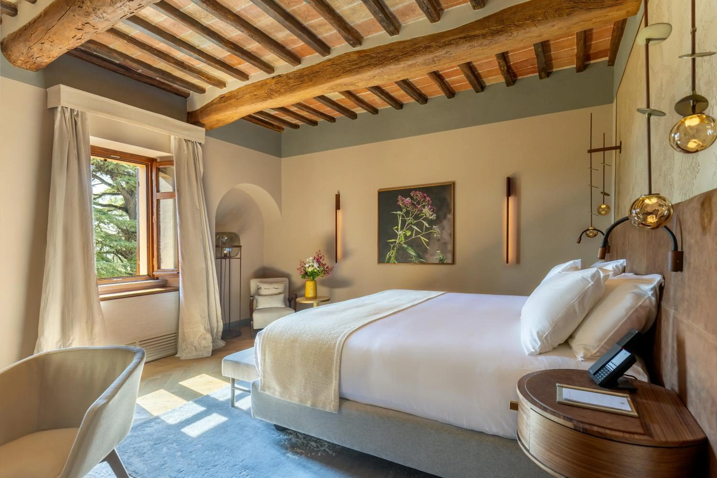 Bedroom, Bed in Borgo Dei Conti Resort Relais & Chateaux