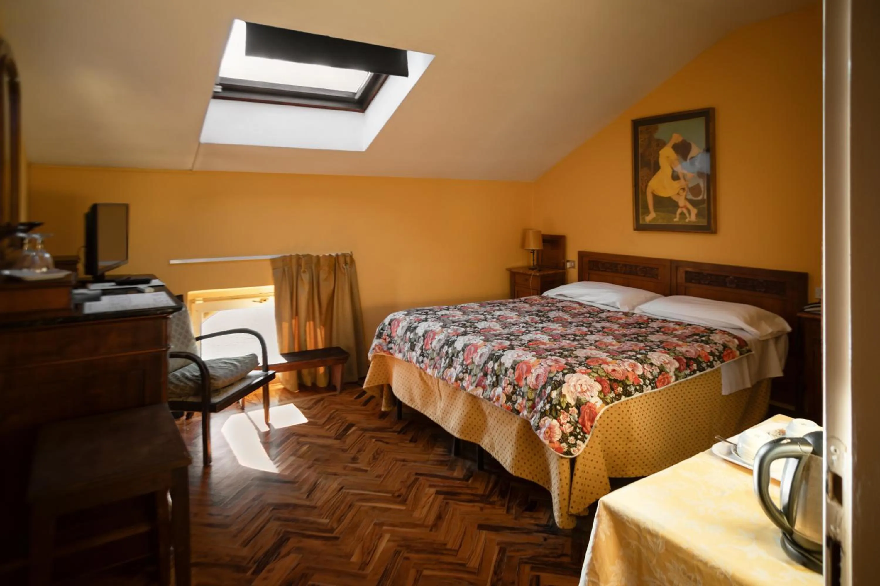 Bed in Hotel Olivedo