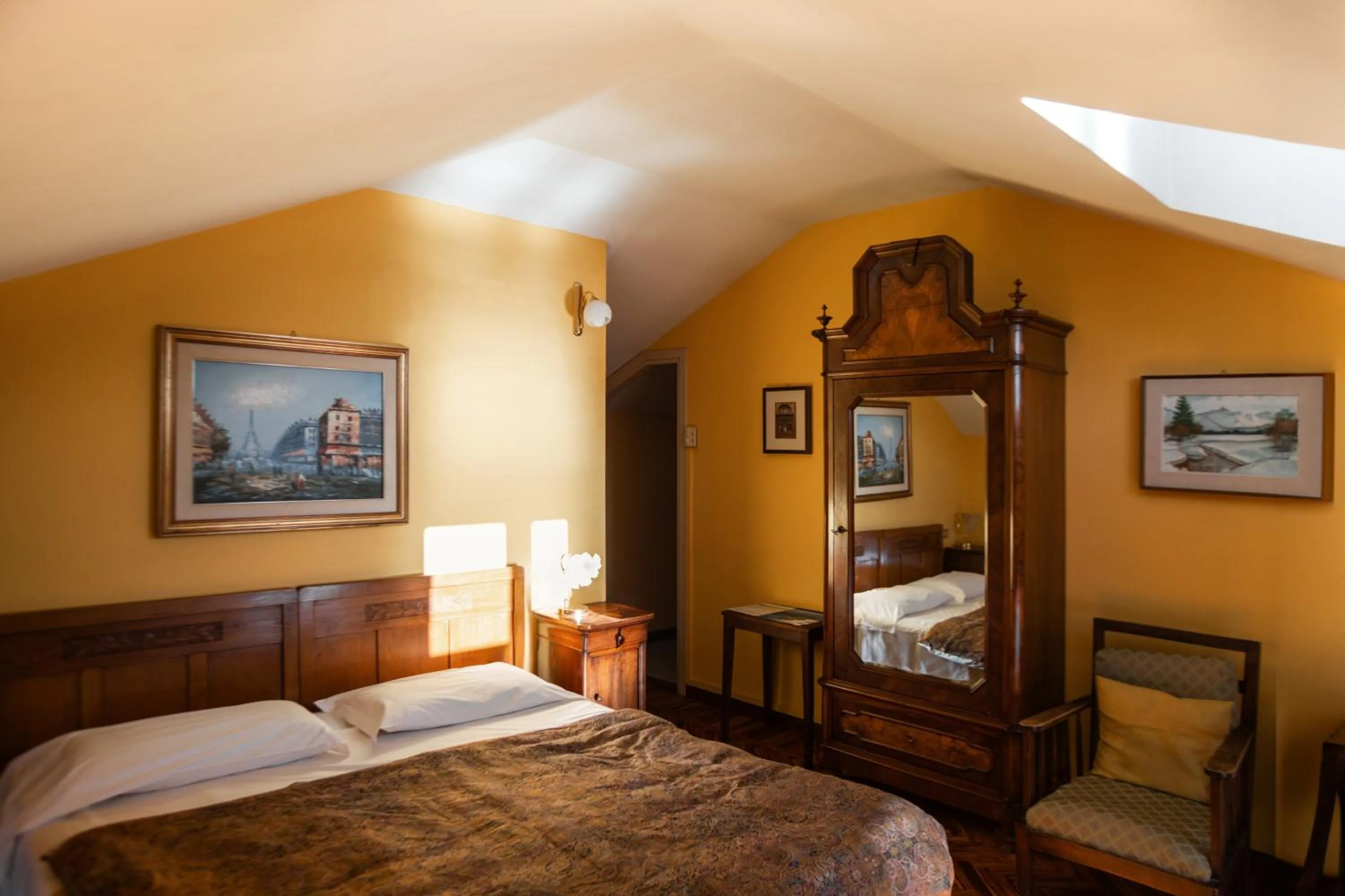 Bed in Hotel Olivedo