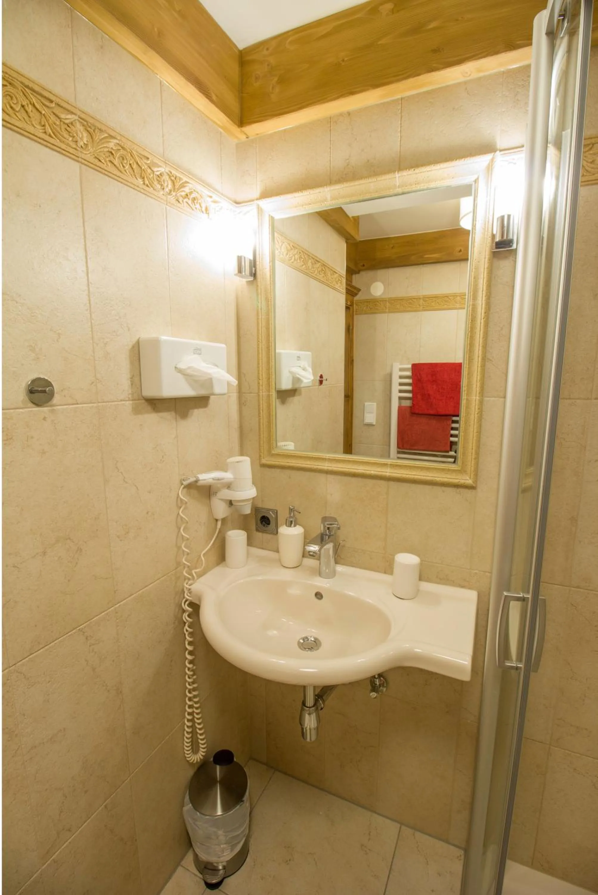 Bathroom in Pension Tannenhof