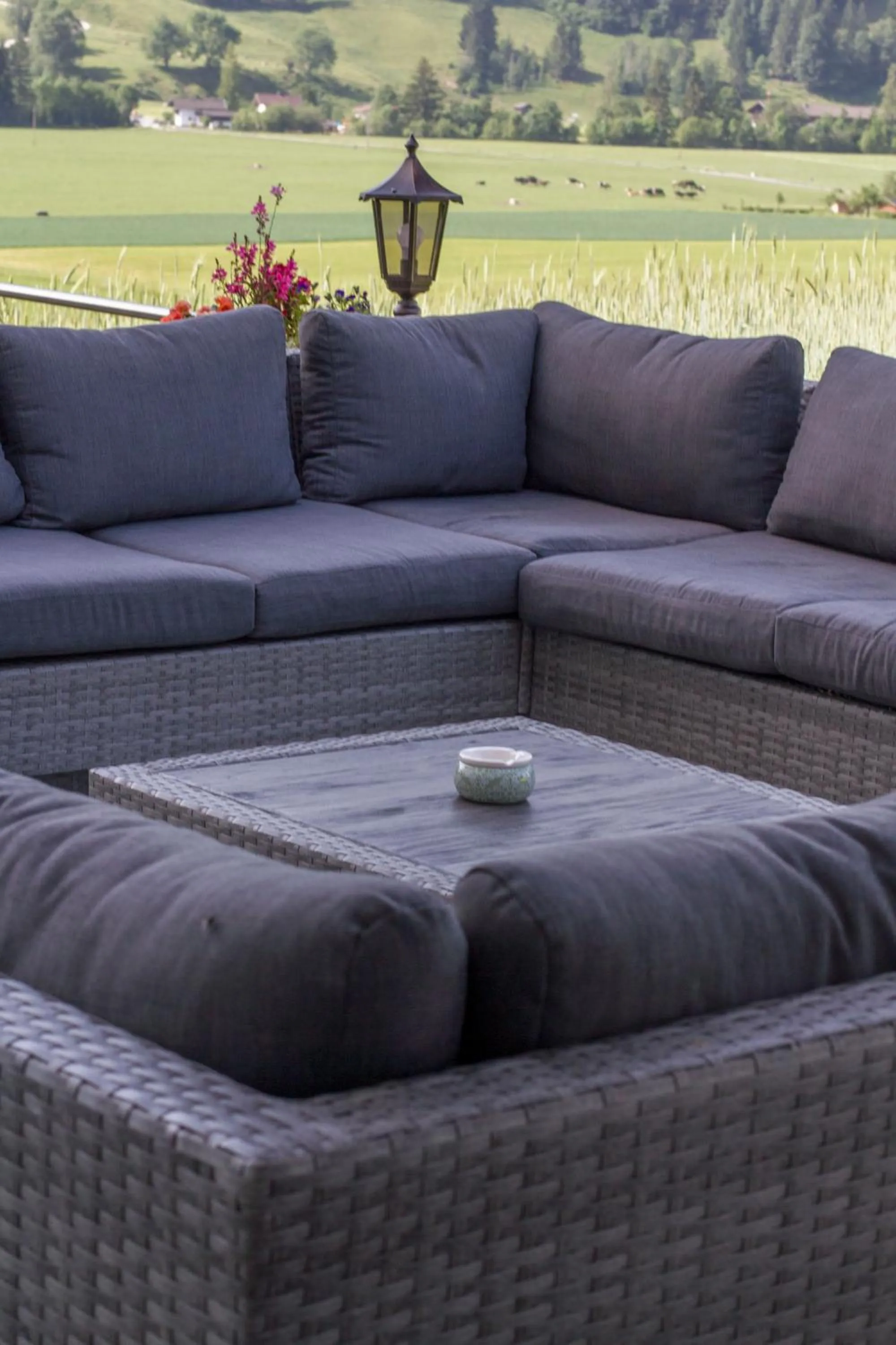 Patio in Pension Tannenhof