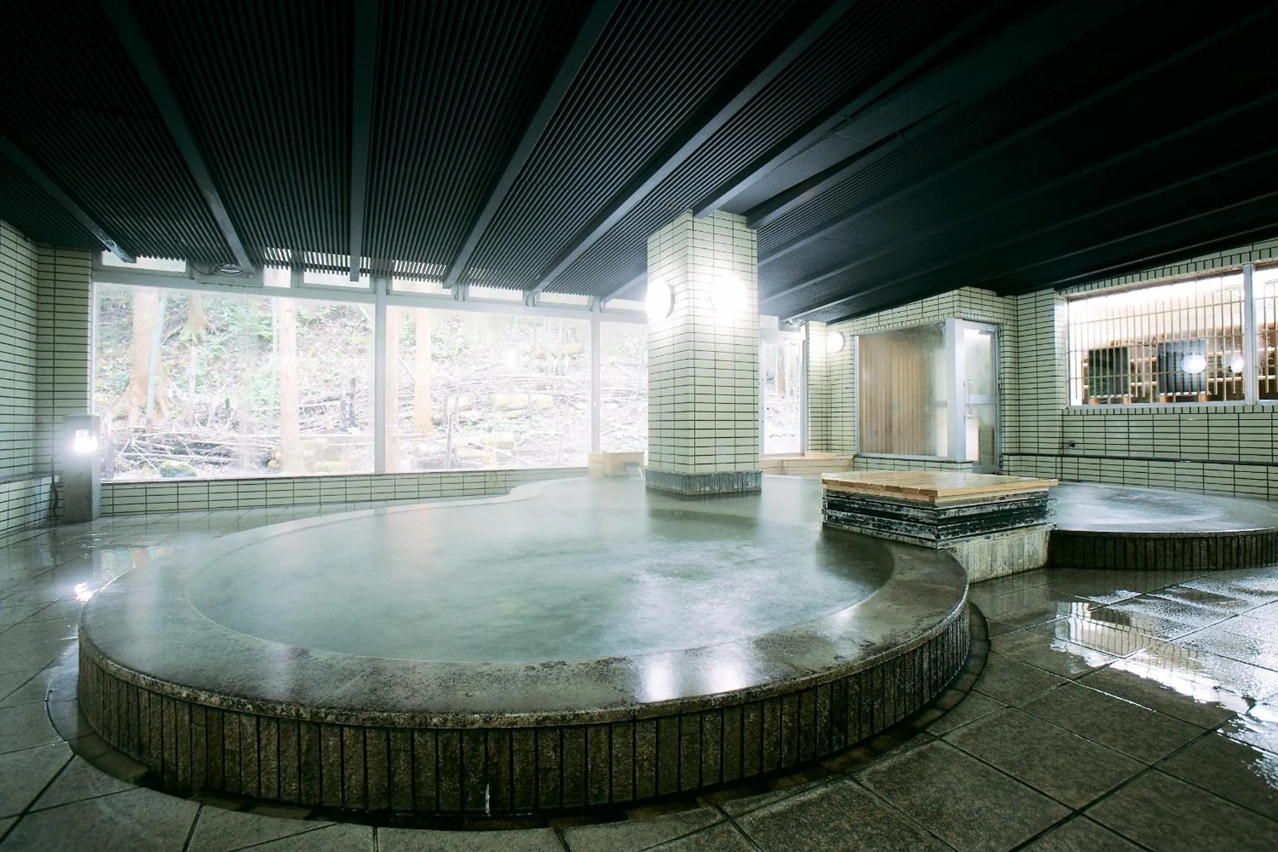 Hot Spring Bath in YUMORI ONSEN HOSTEL