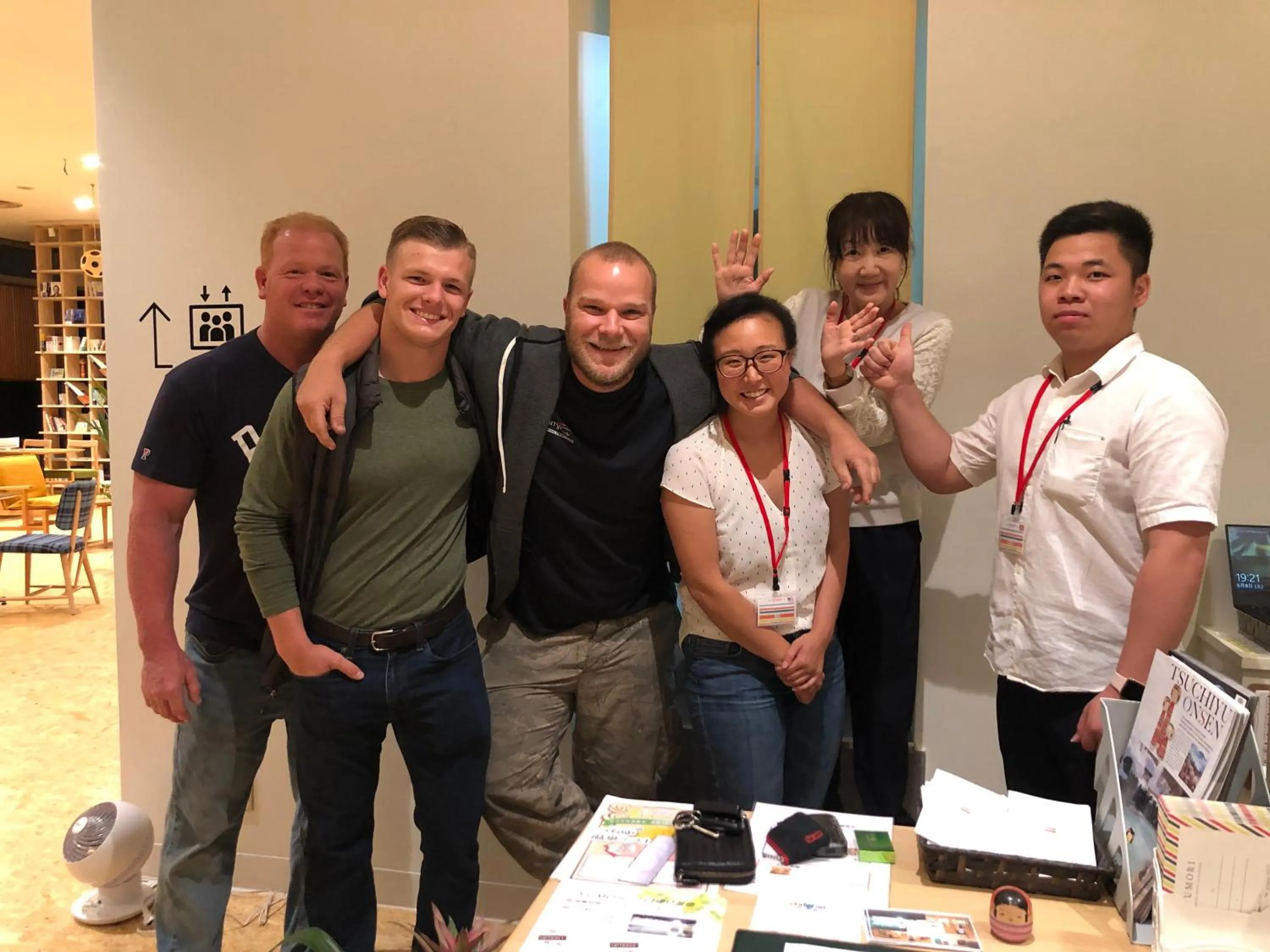 People in YUMORI ONSEN HOSTEL