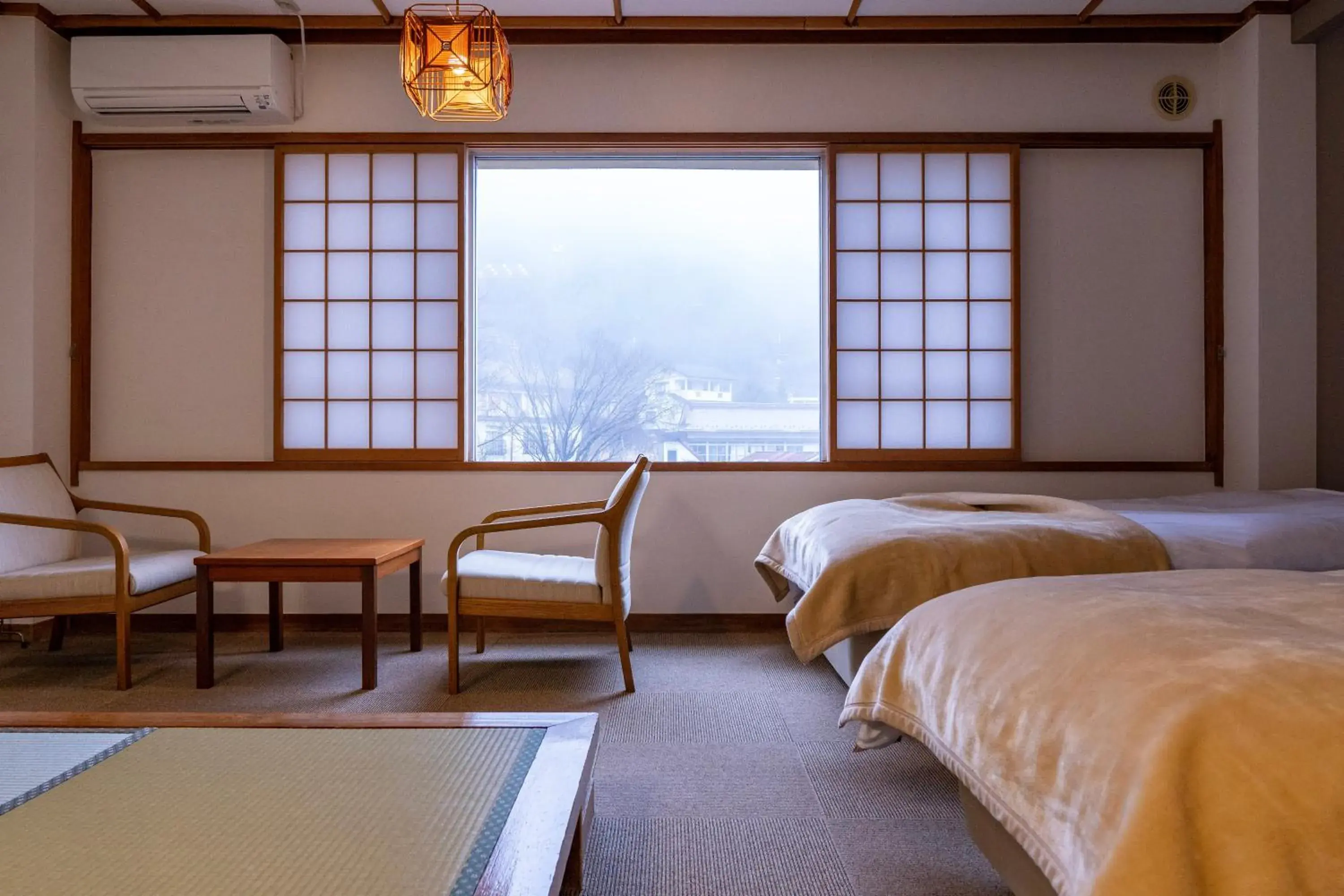 Superior Twin Room - single occupancy in YUMORI ONSEN HOSTEL Superior Twin Room - single occupancy in YUMORI ONSEN HOSTEL