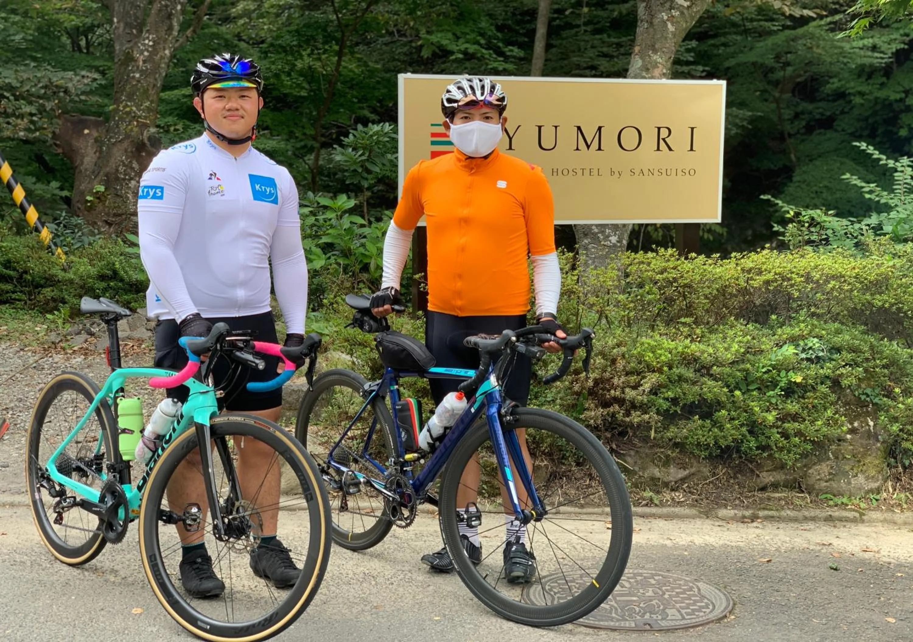 Cycling in YUMORI ONSEN HOSTEL