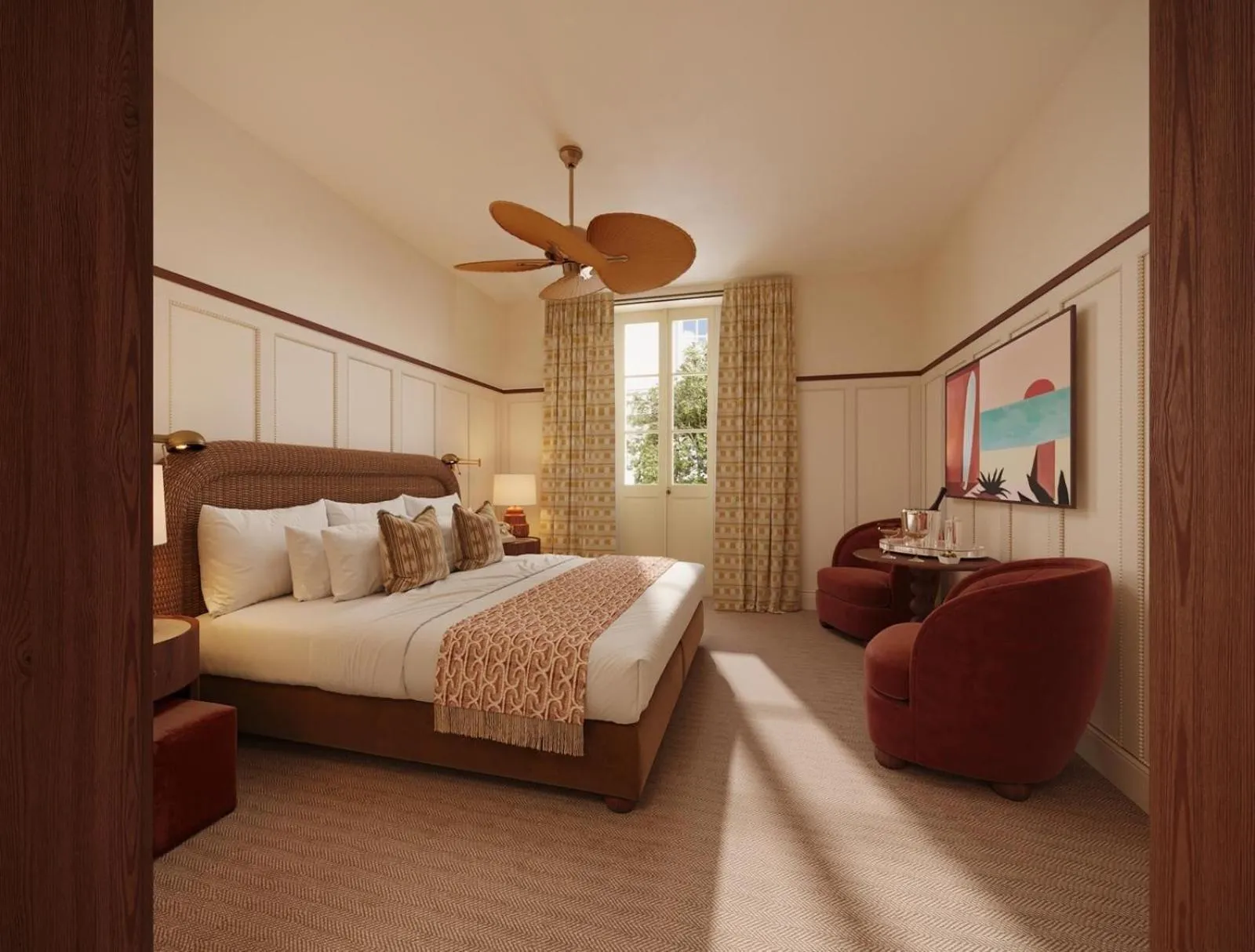 Bedroom, Bed in Hotel de Silhouette