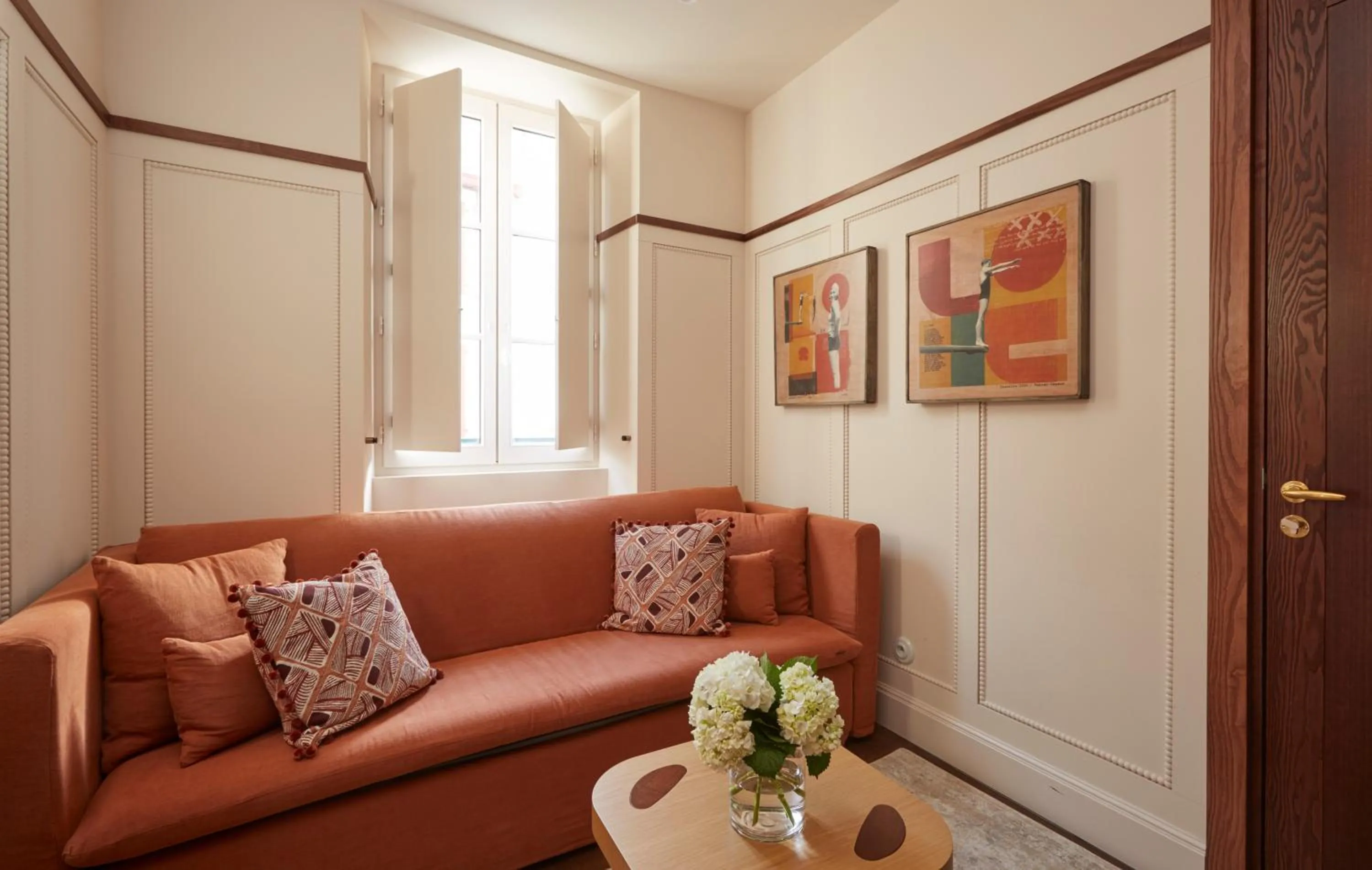 Living room in Hotel de Silhouette