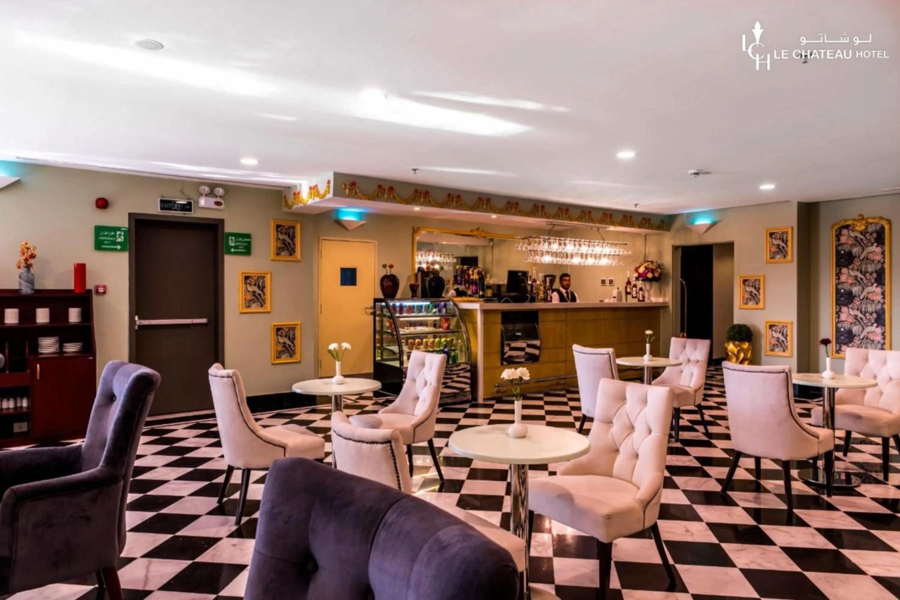 Restaurant/places to eat in LeChateau Boutique Hotel