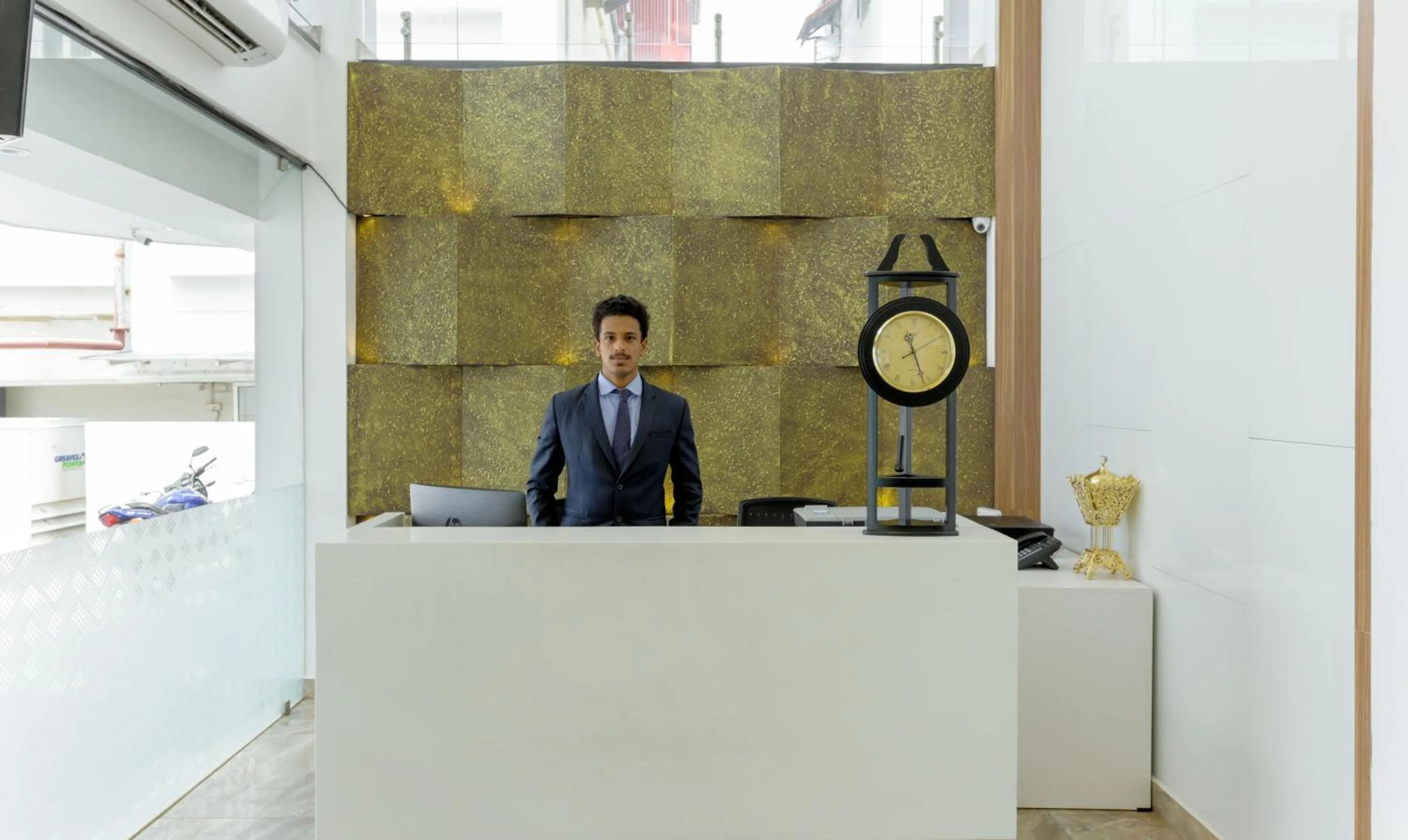 Staff in Hotel Crown Suites