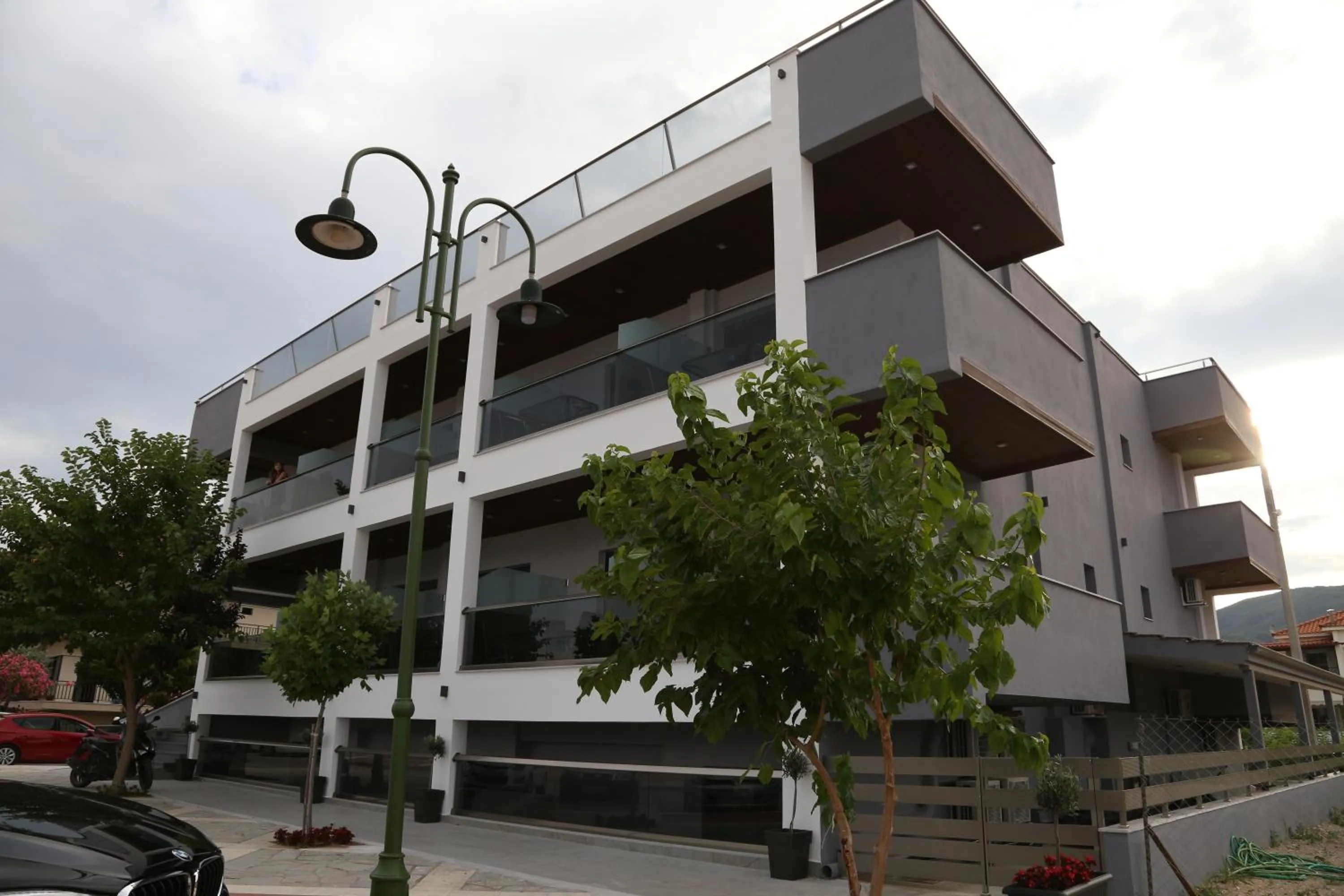 Facade/entrance in Amalia Rooms Sea View