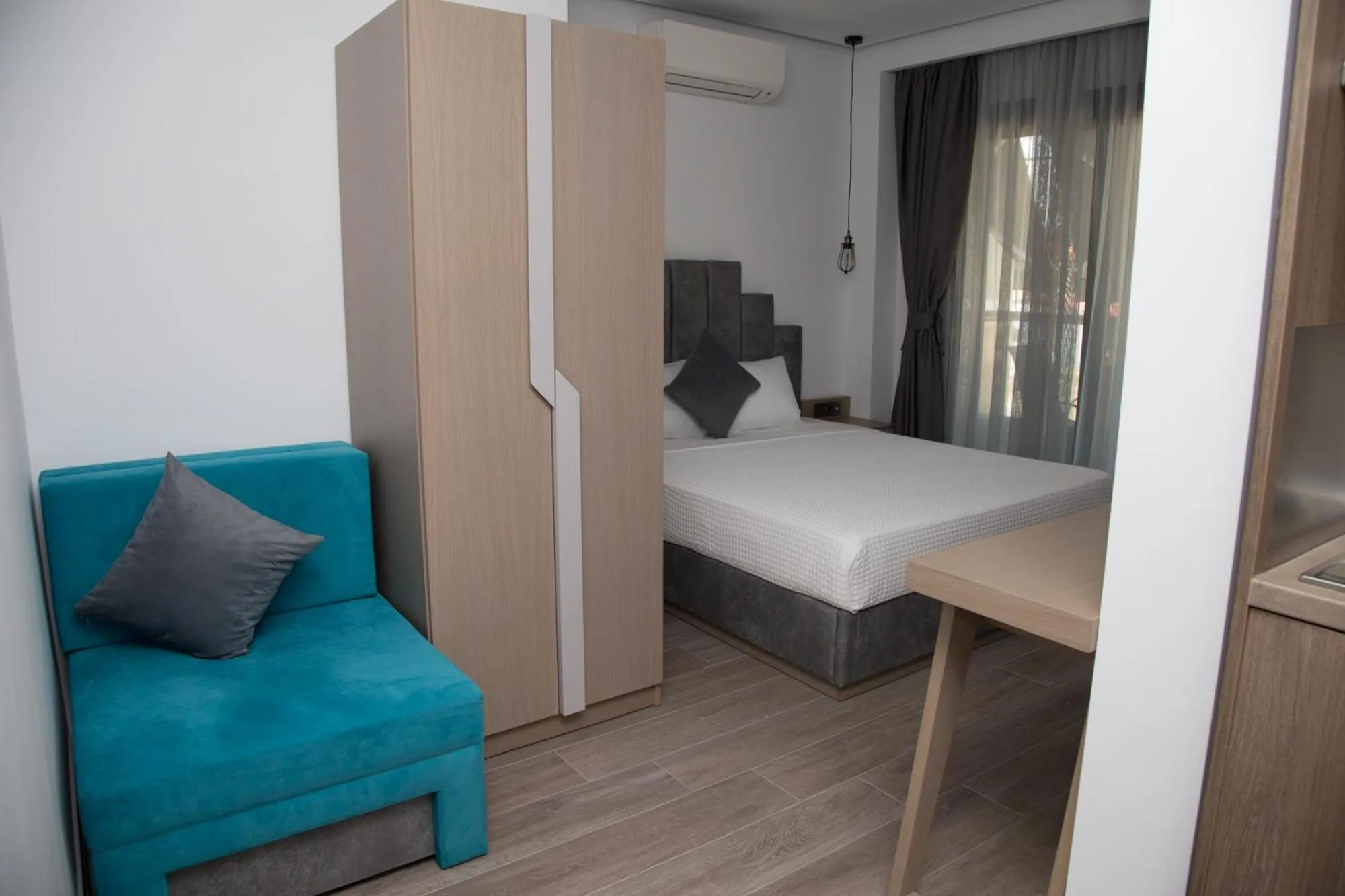 Bedroom, Bed in Amalia Rooms Sea View