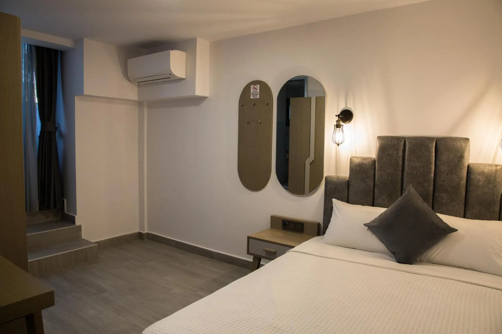 Bedroom, Bed in Amalia Rooms Sea View