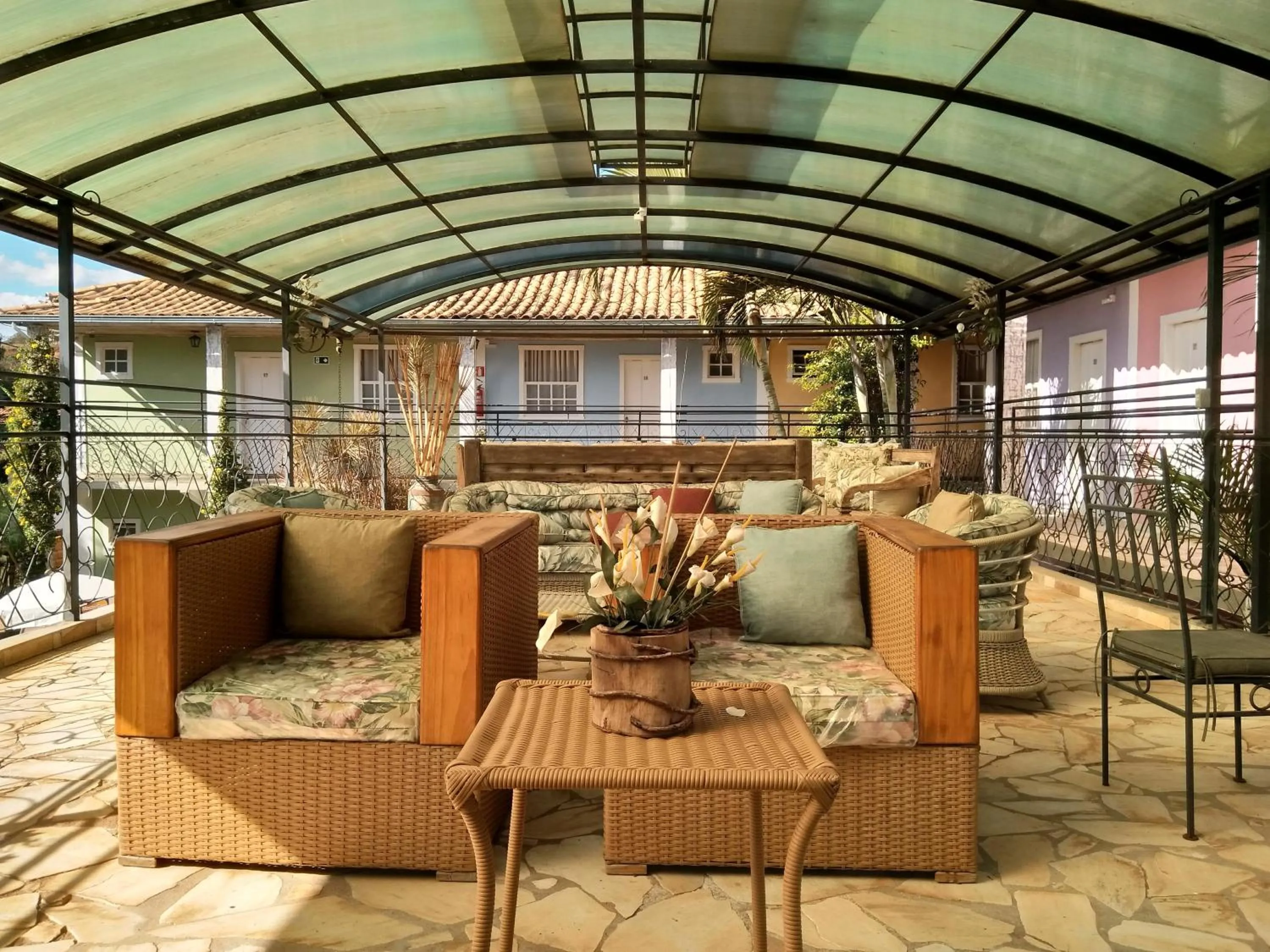 Balcony/Terrace in Pousada Villa Alferes