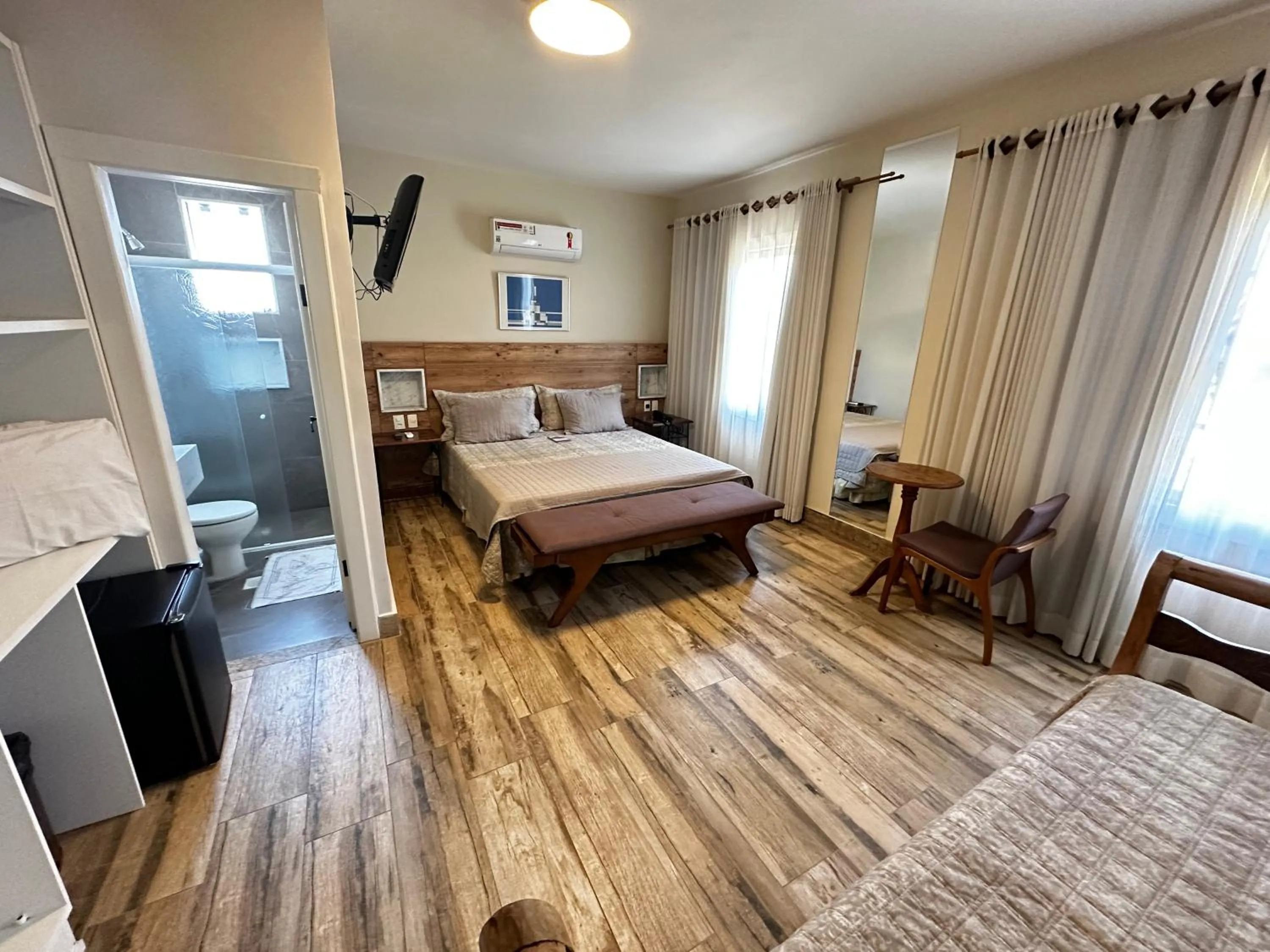 Bed in Pousada Villa Alferes