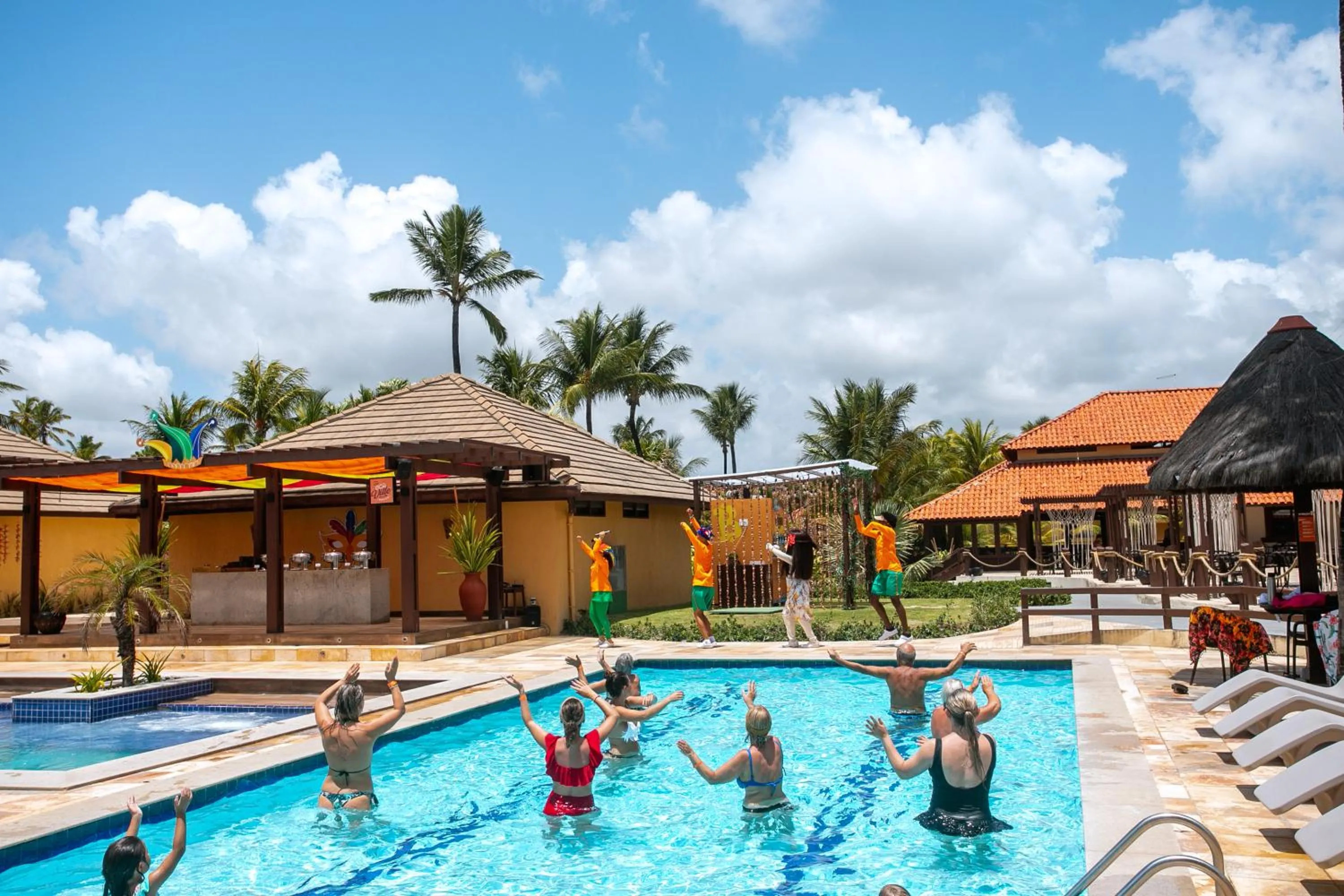 Pool view in Ocaporã Hotel All Inclusive