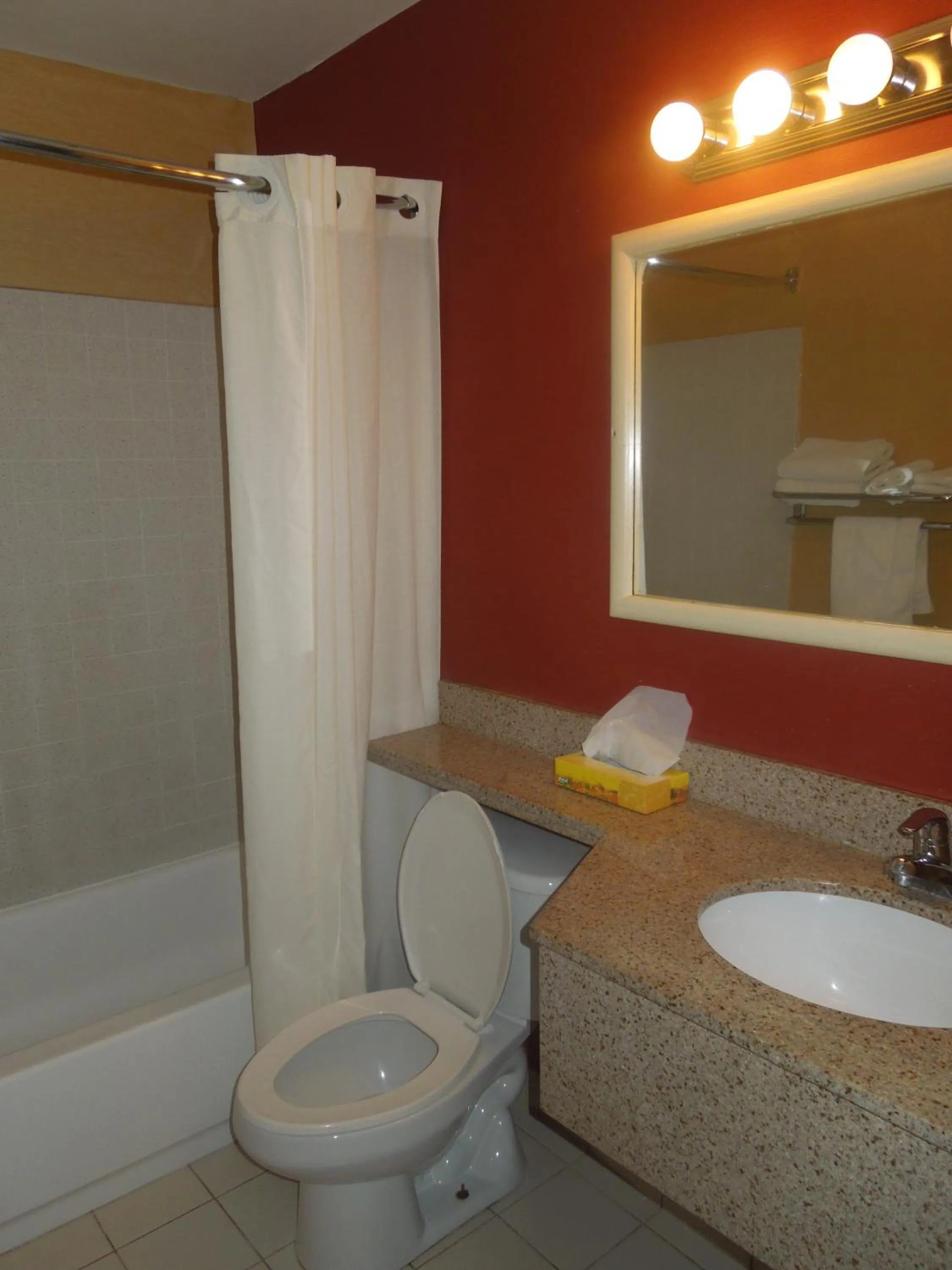 Bathroom in Super 8 by Wyndham Waldorf