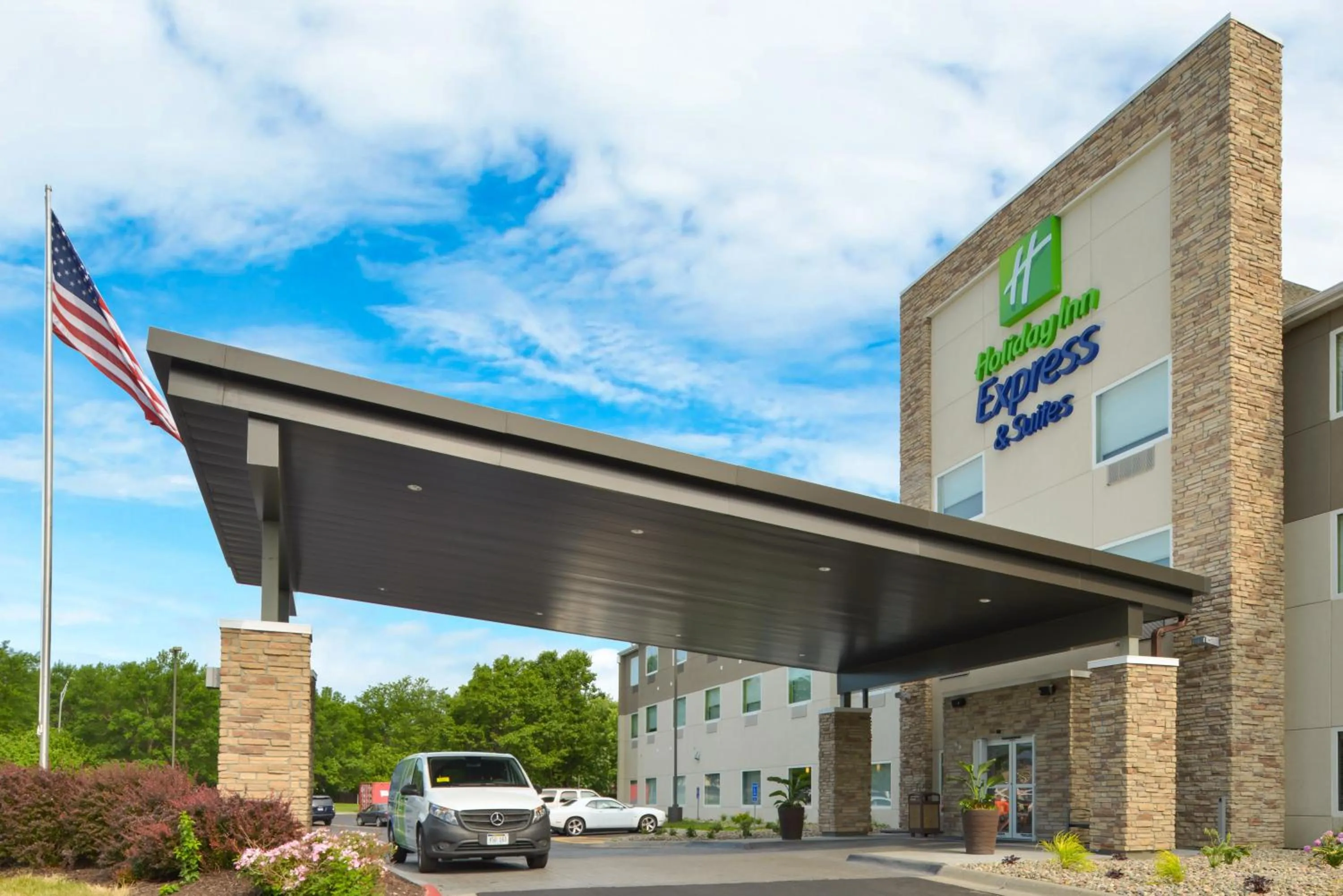 Property building in Holiday Inn Express & Suites - Omaha - 120th and Maple by IHG