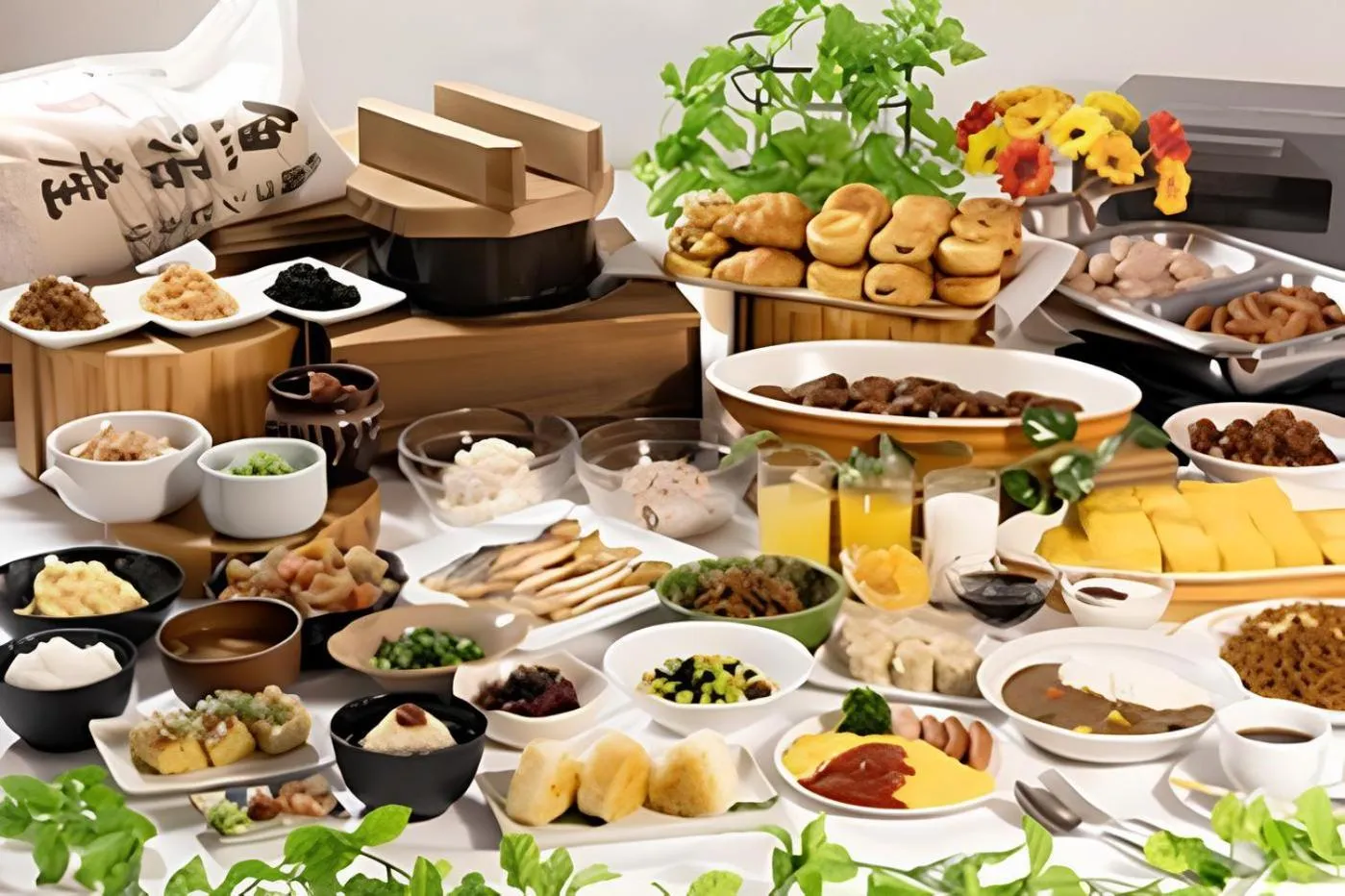 Breakfast in Court Hotel Niigata