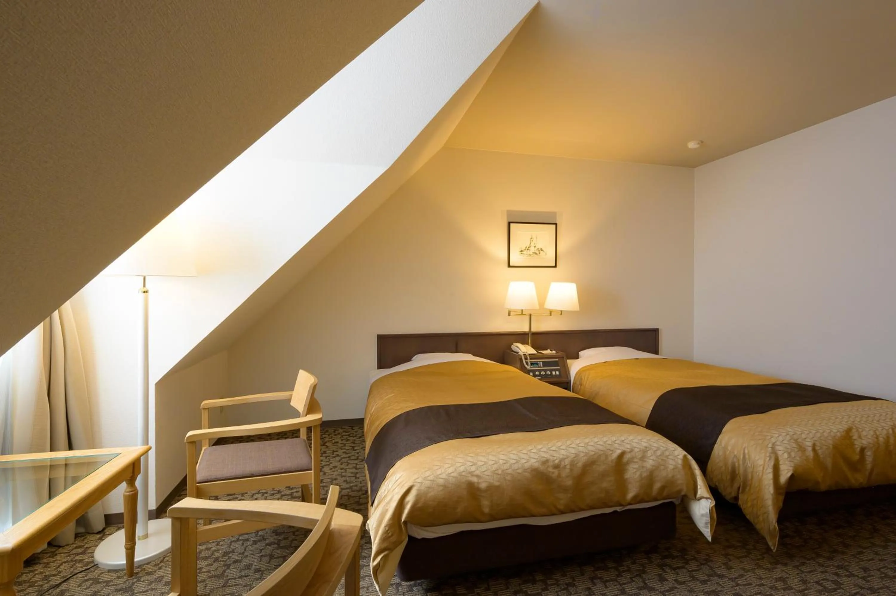 Bed in Hotel Edel Warme