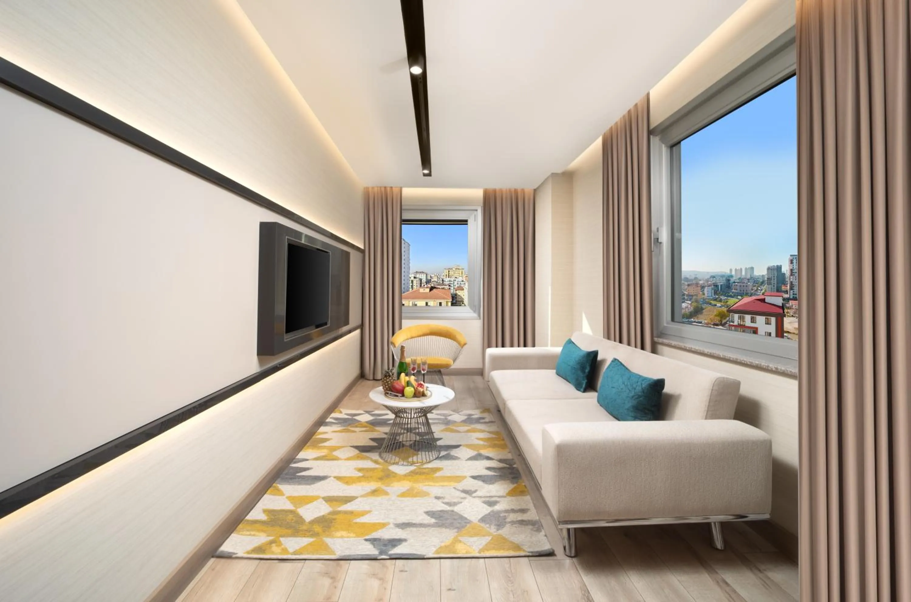 Living room in Nish Palace Exlusive Suites