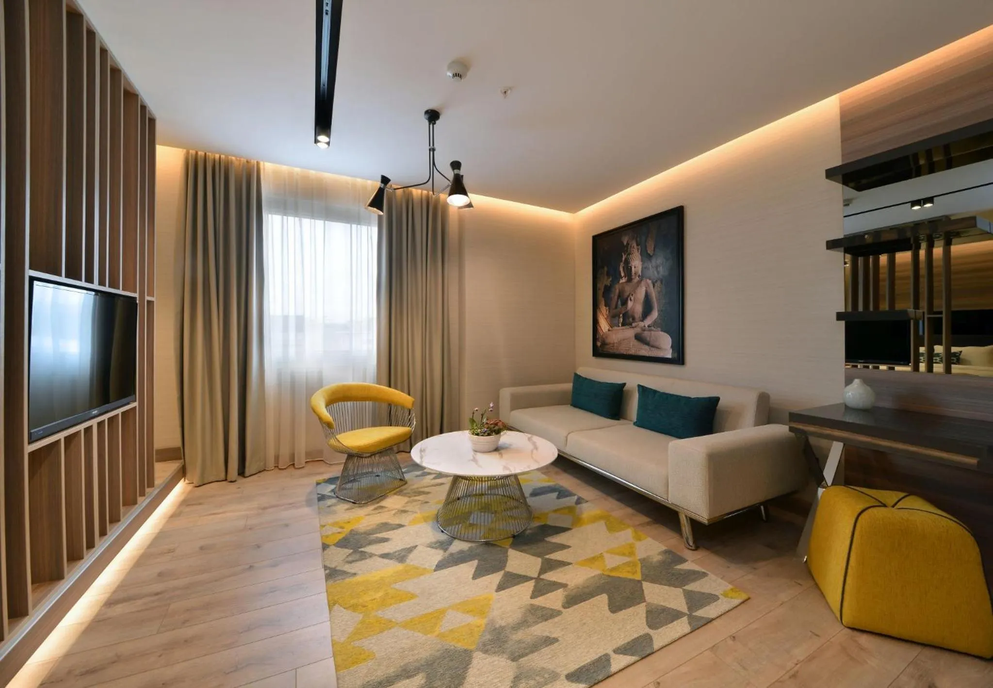 Living room in Nish Palace Exlusive Suites