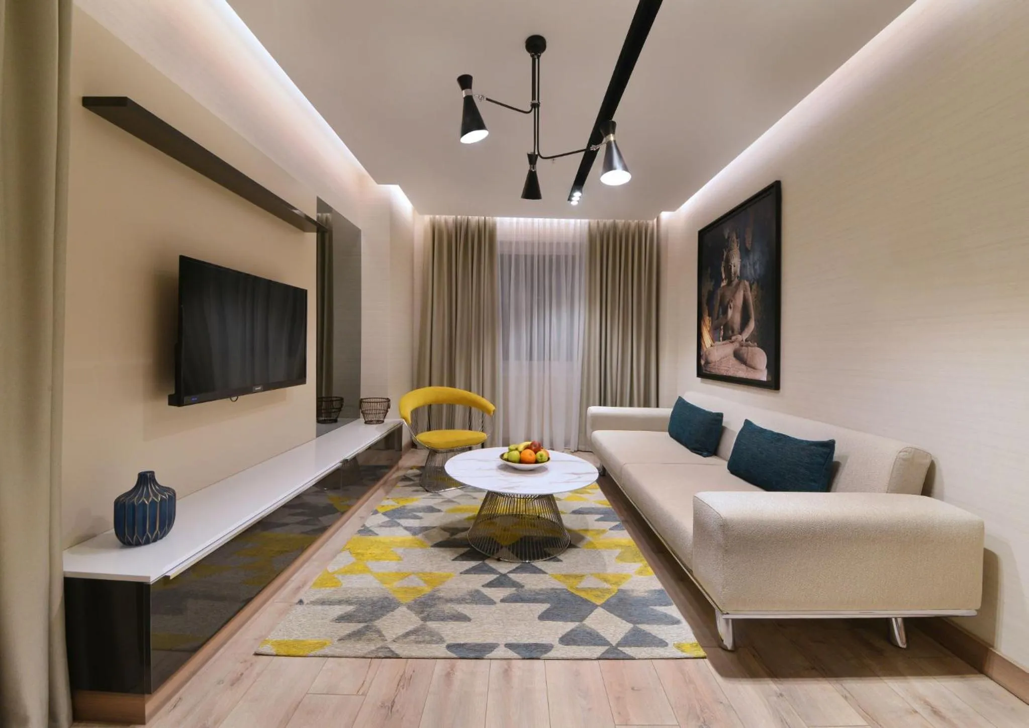 Living room in Nish Palace Exlusive Suites