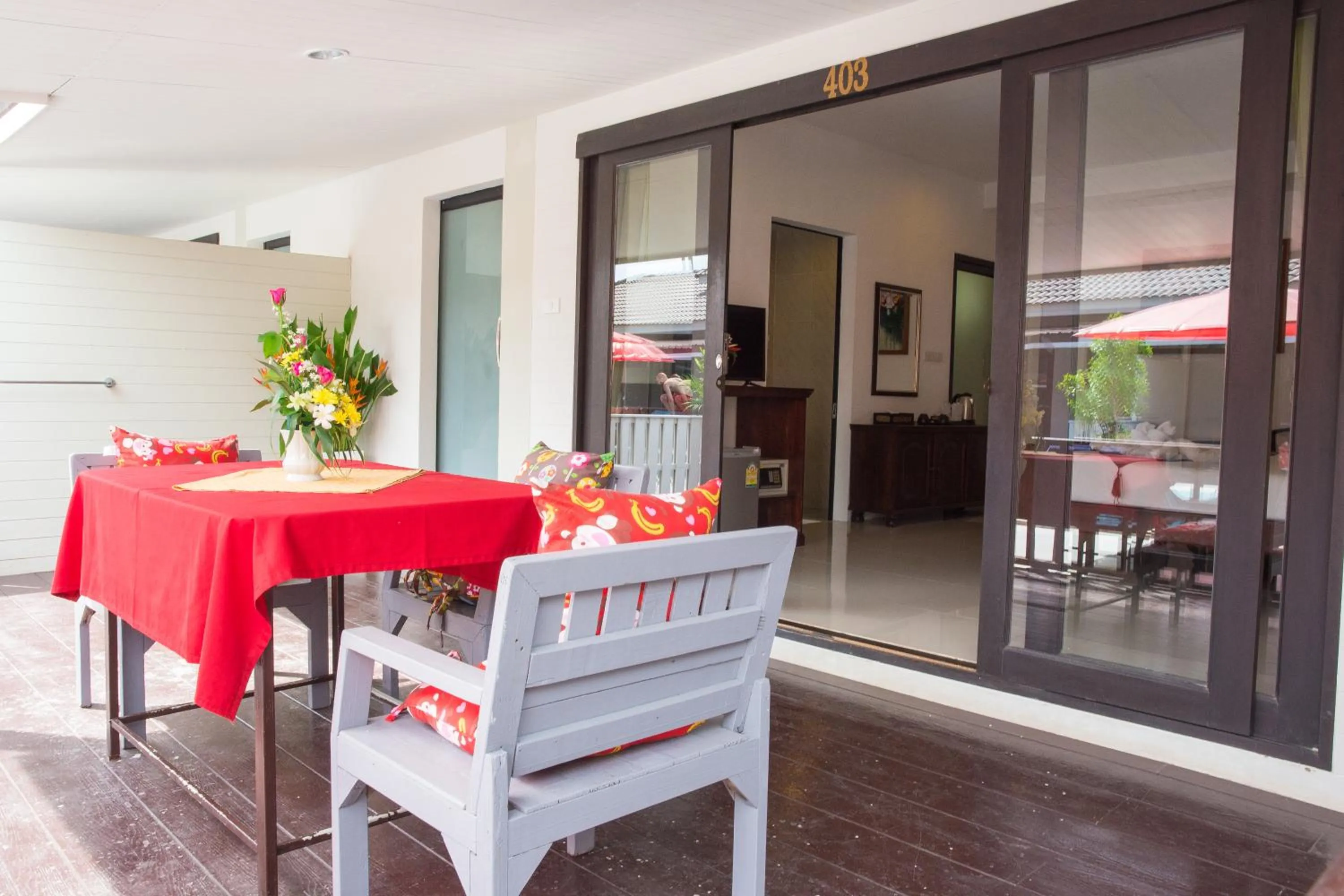 Seating area in The Florist Resort