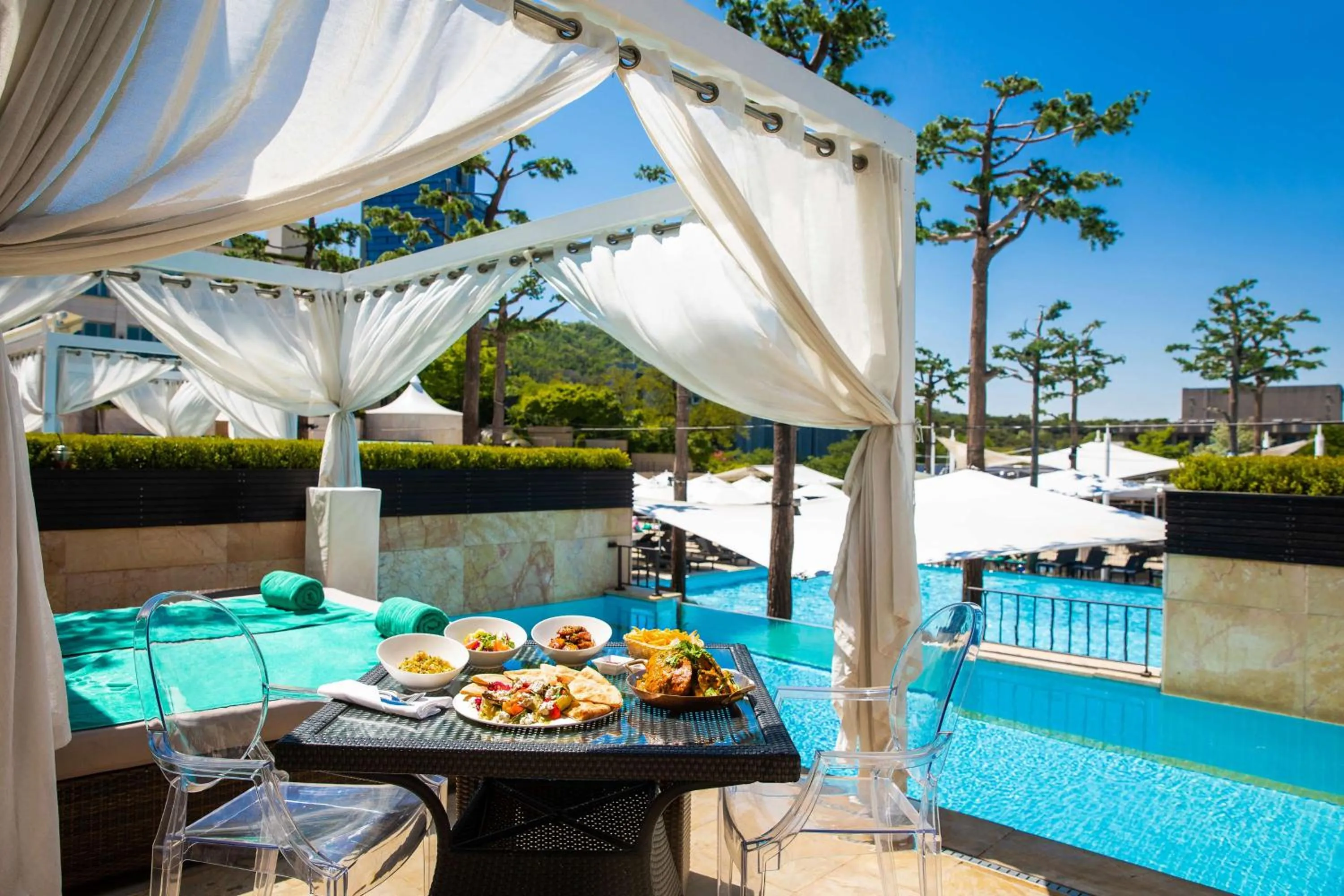 Pool view in Banyan Tree Club & Spa Seoul