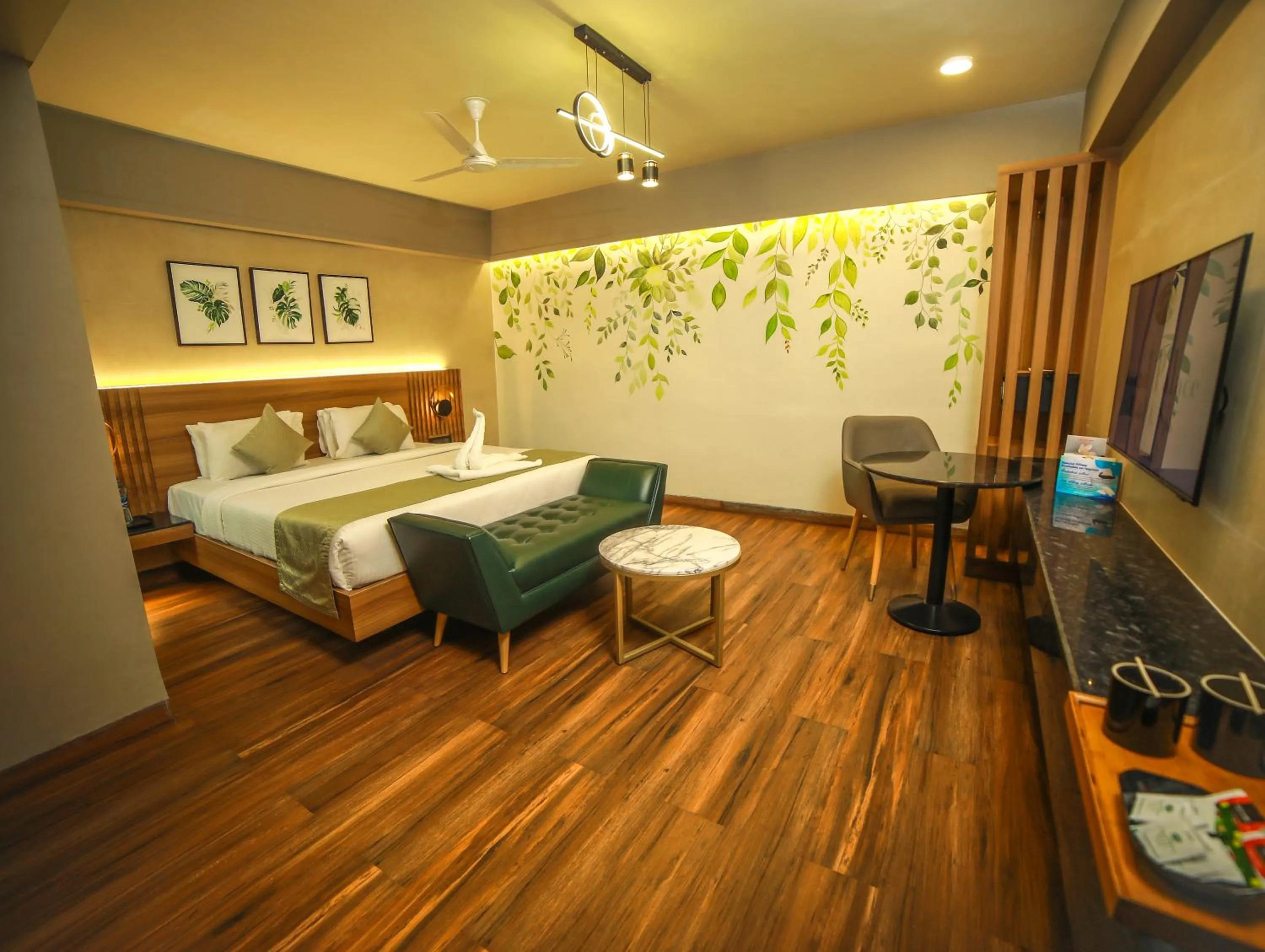 Bed in Grand Palace Hotel & Spa