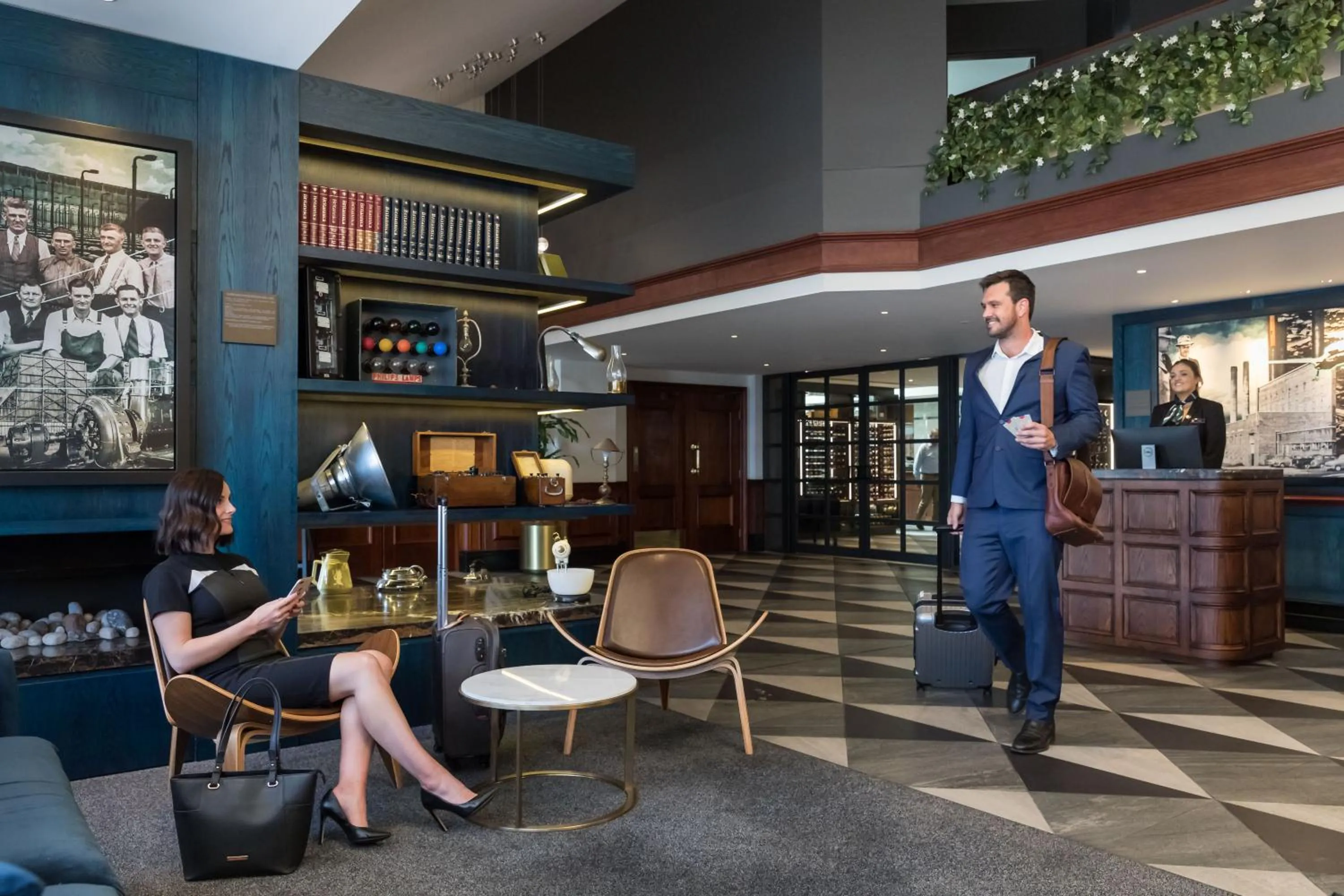 Lobby or reception in Powerhouse Hotel Tamworth by Rydges