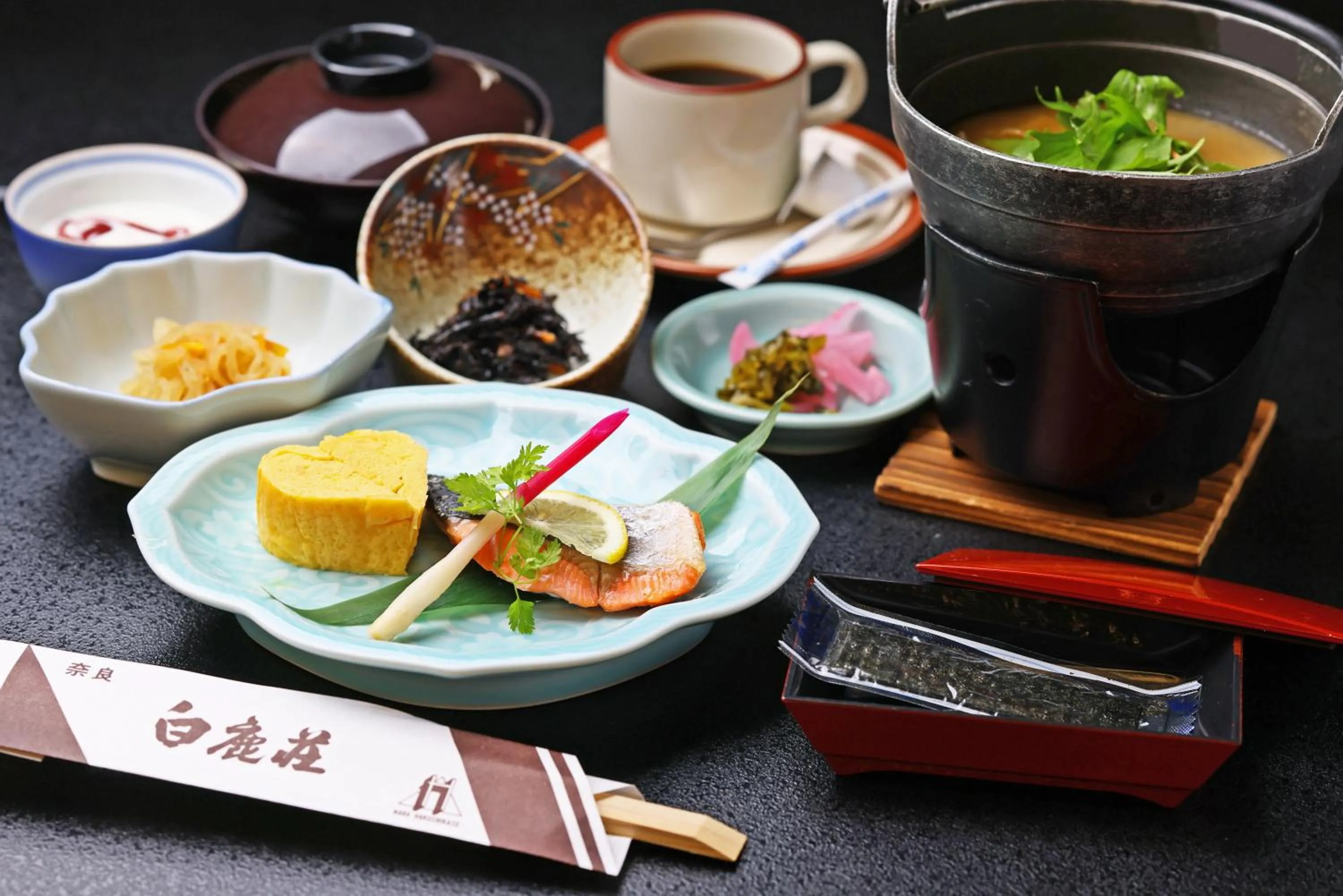 Breakfast in Nara Hakushikaso