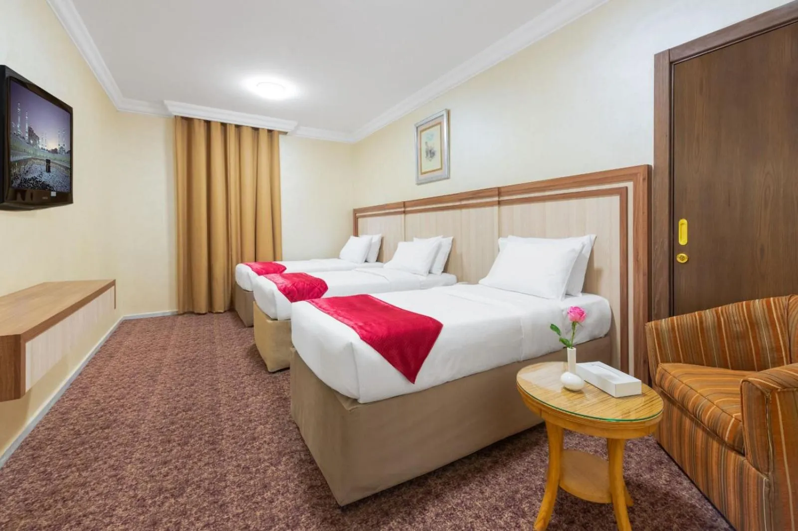 Bedroom, Bed in Palestine Hotel Makkah