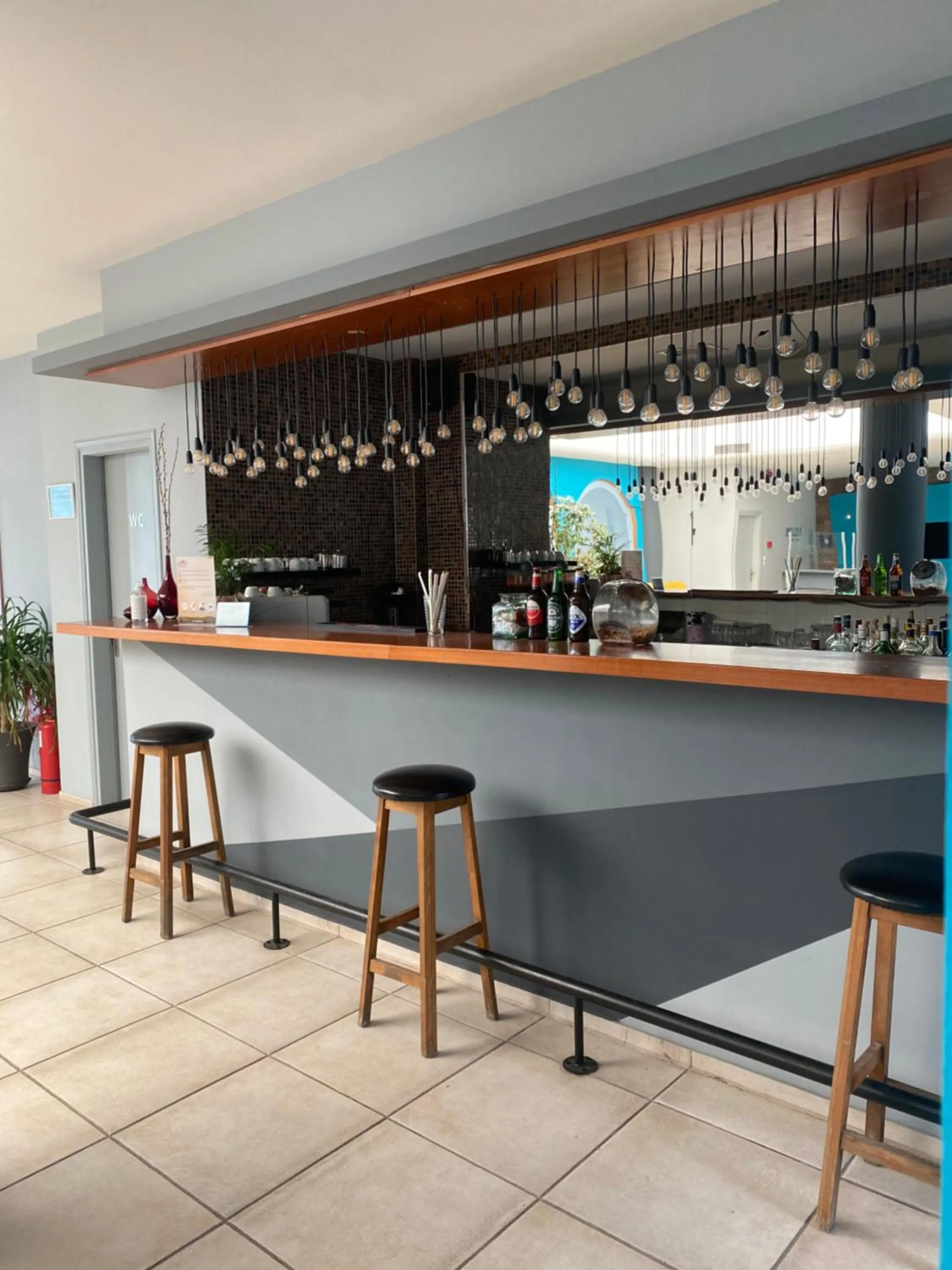 Lounge or bar in Hotel Kalloni