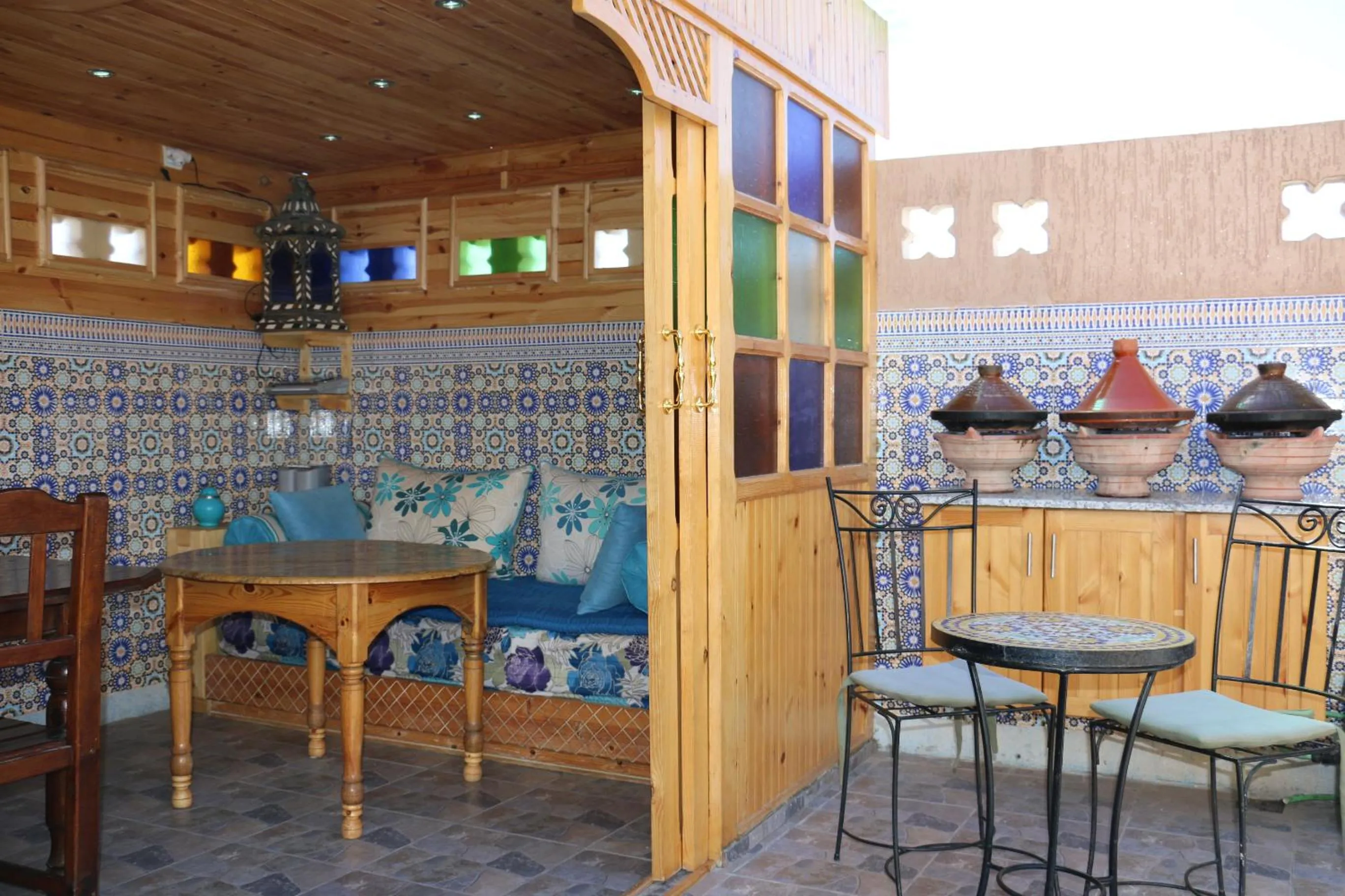 Seating area in Riad Les Chtis D'Agadir