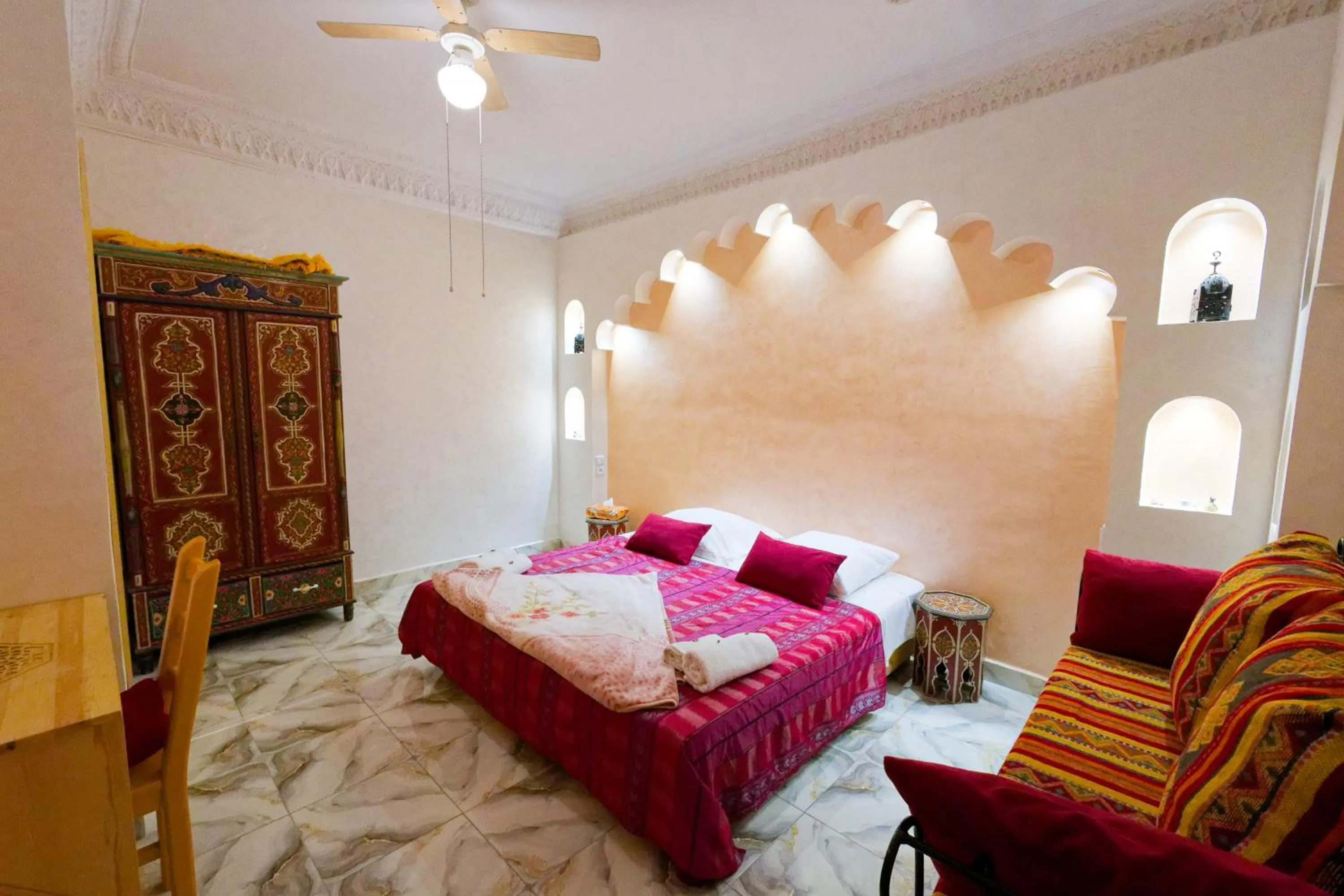 Bedroom, Bed in Riad Les Chtis D'Agadir
