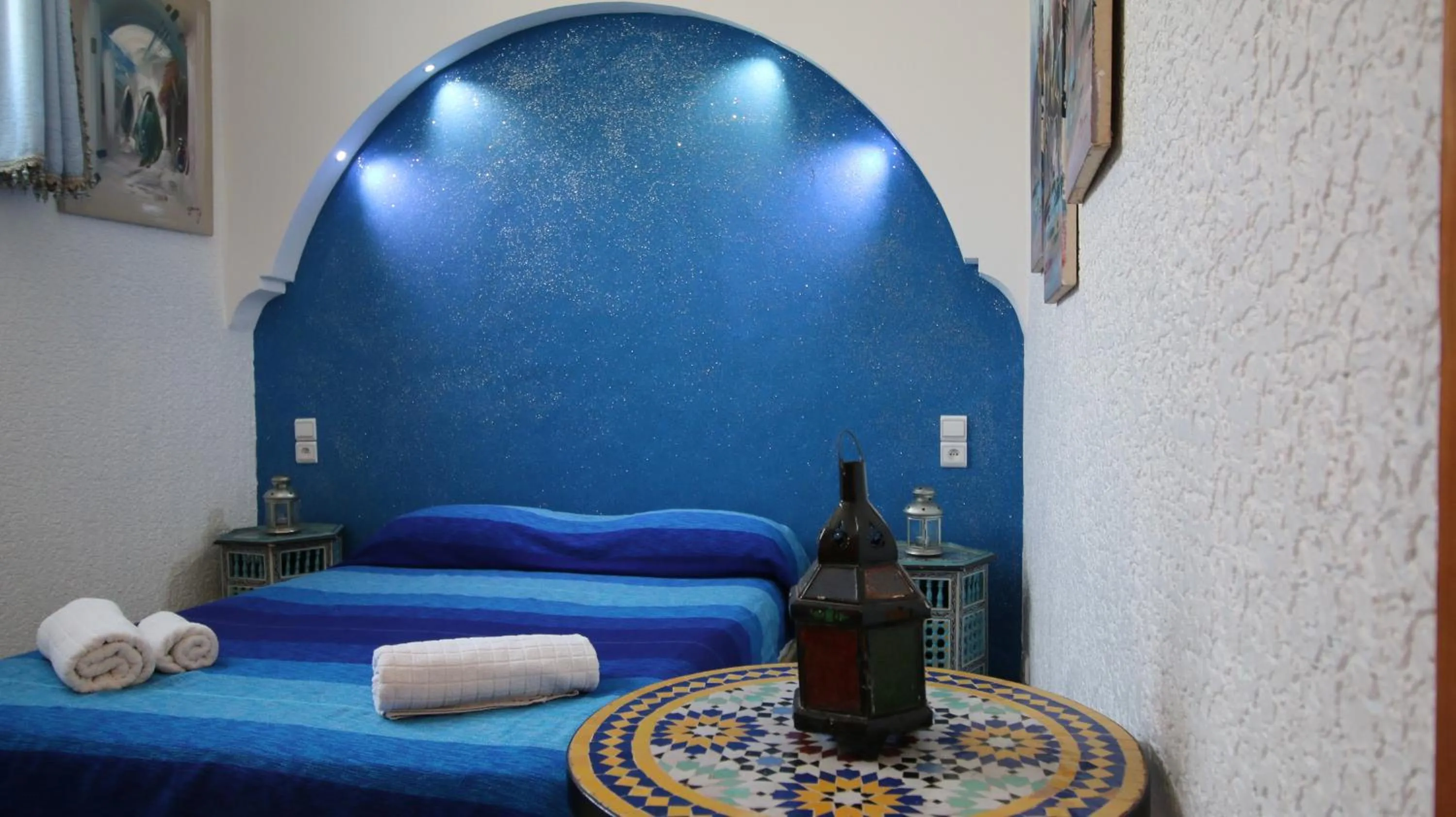 Photo of the whole room, Bed in Riad Les Chtis D'Agadir