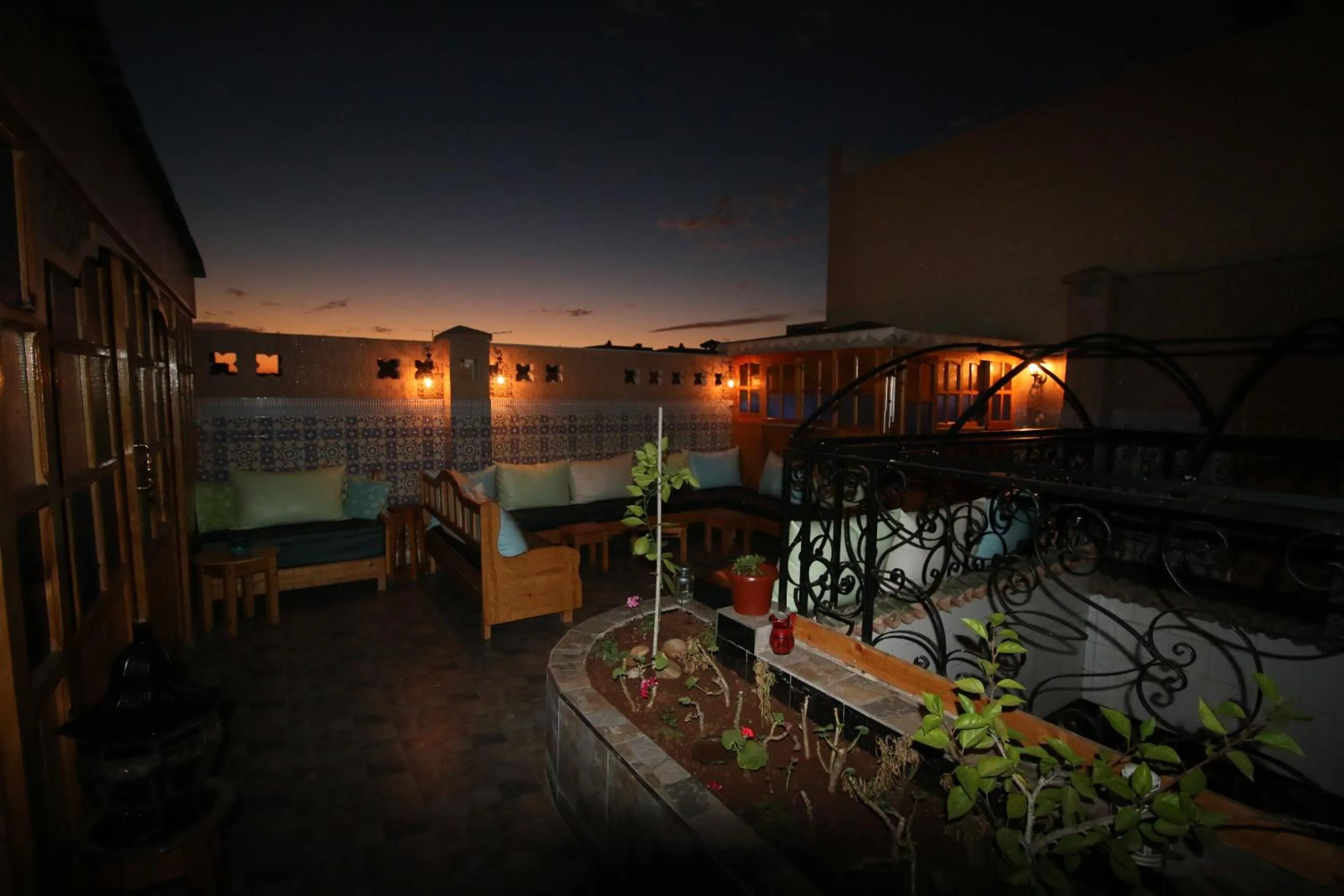 Balcony/Terrace in Riad Les Chtis D'Agadir