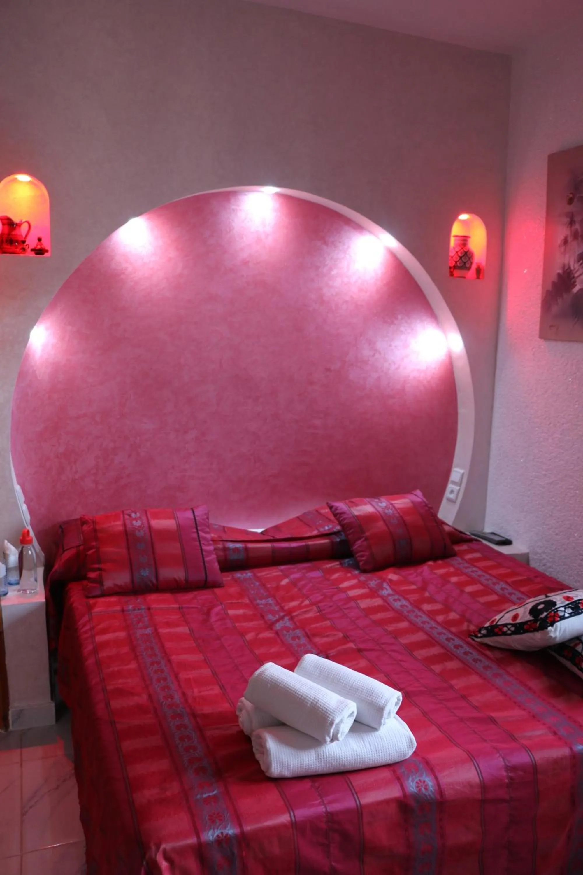 Bed in Riad Les Chtis D'Agadir