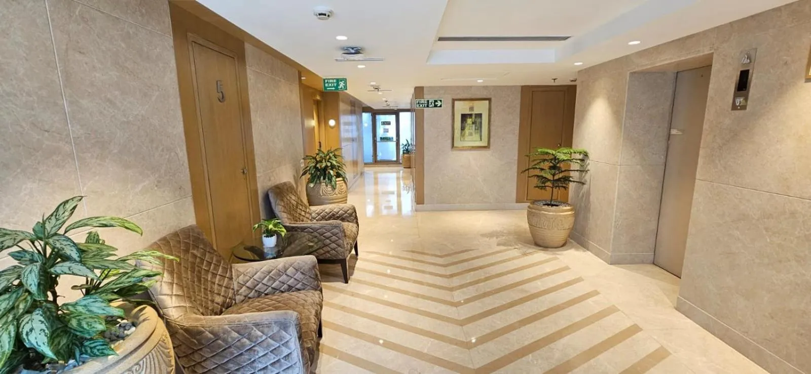 Seating area in Jaypee Siddharth